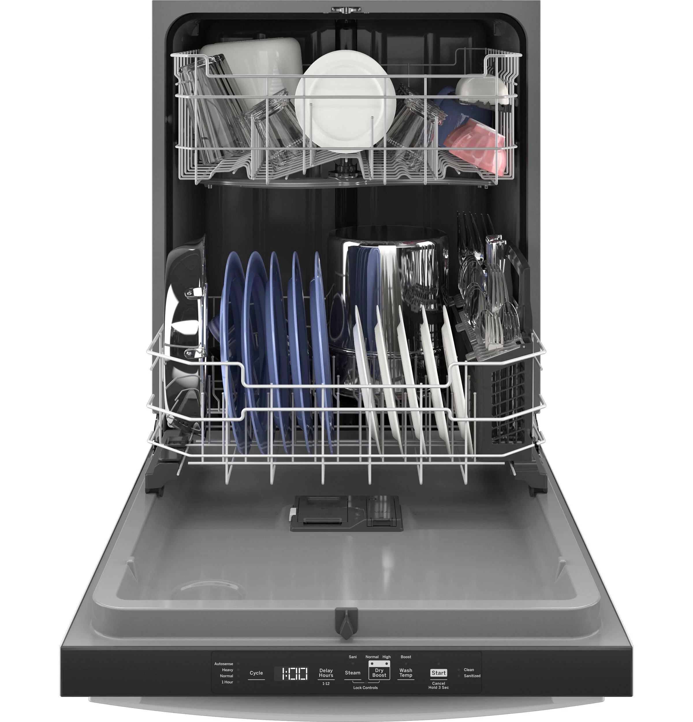 Ge Appliances GDT550PGRWW Ge® Top Control With Plastic Interior Dishwasher With Sanitize Cycle & Dry Boost - Image 3