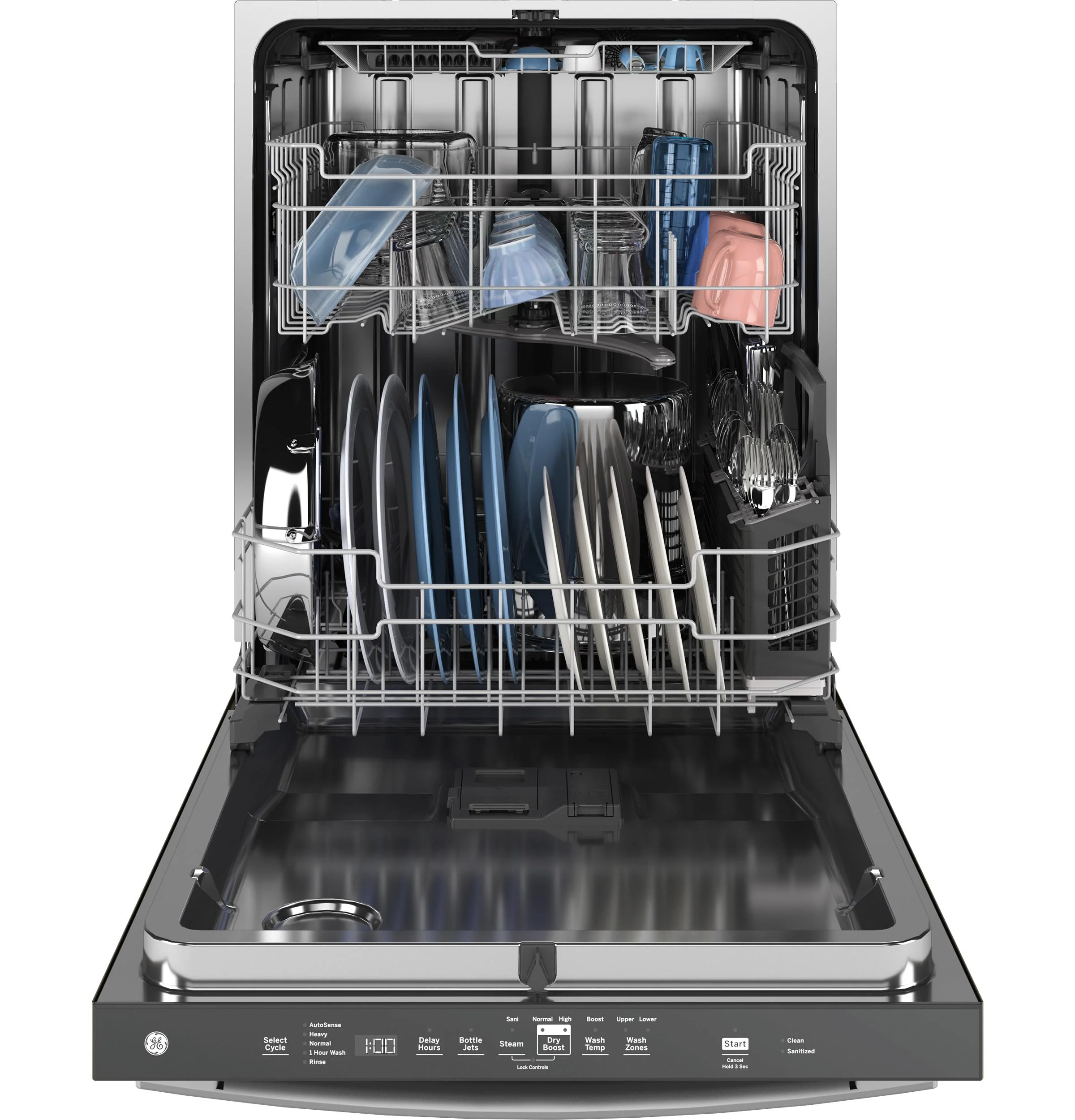 Ge Appliances GDT670SYVFS Ge® Top Control With Stainless Steel Interior Dishwasher With Sanitize Cycle - Image 4