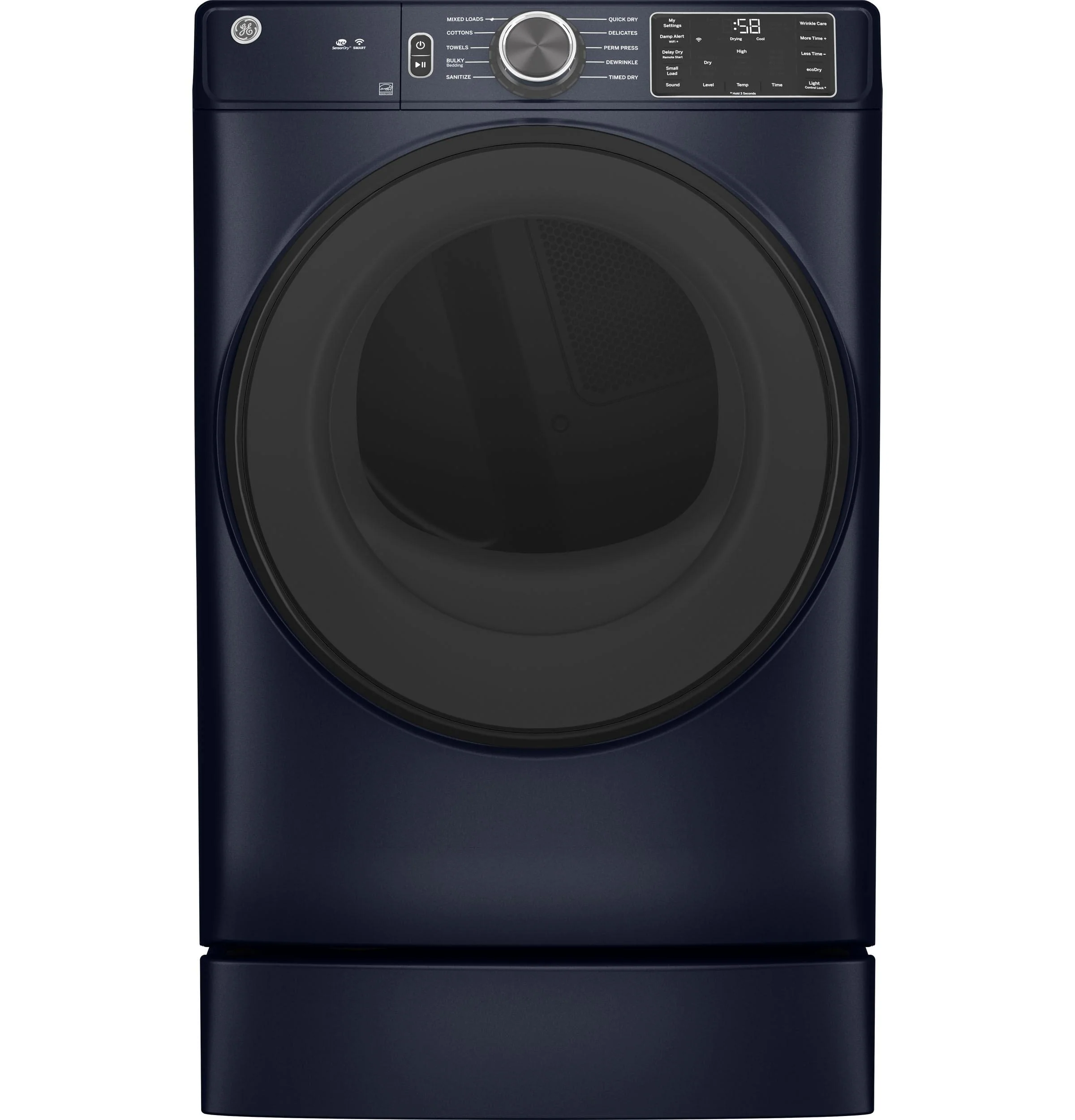 Ge Appliances GFD55GSPRRS Ge® 7.8 Cu. Ft. Capacity Smart Front Load Gas Dryer With Sanitize Cycle - Image 3
