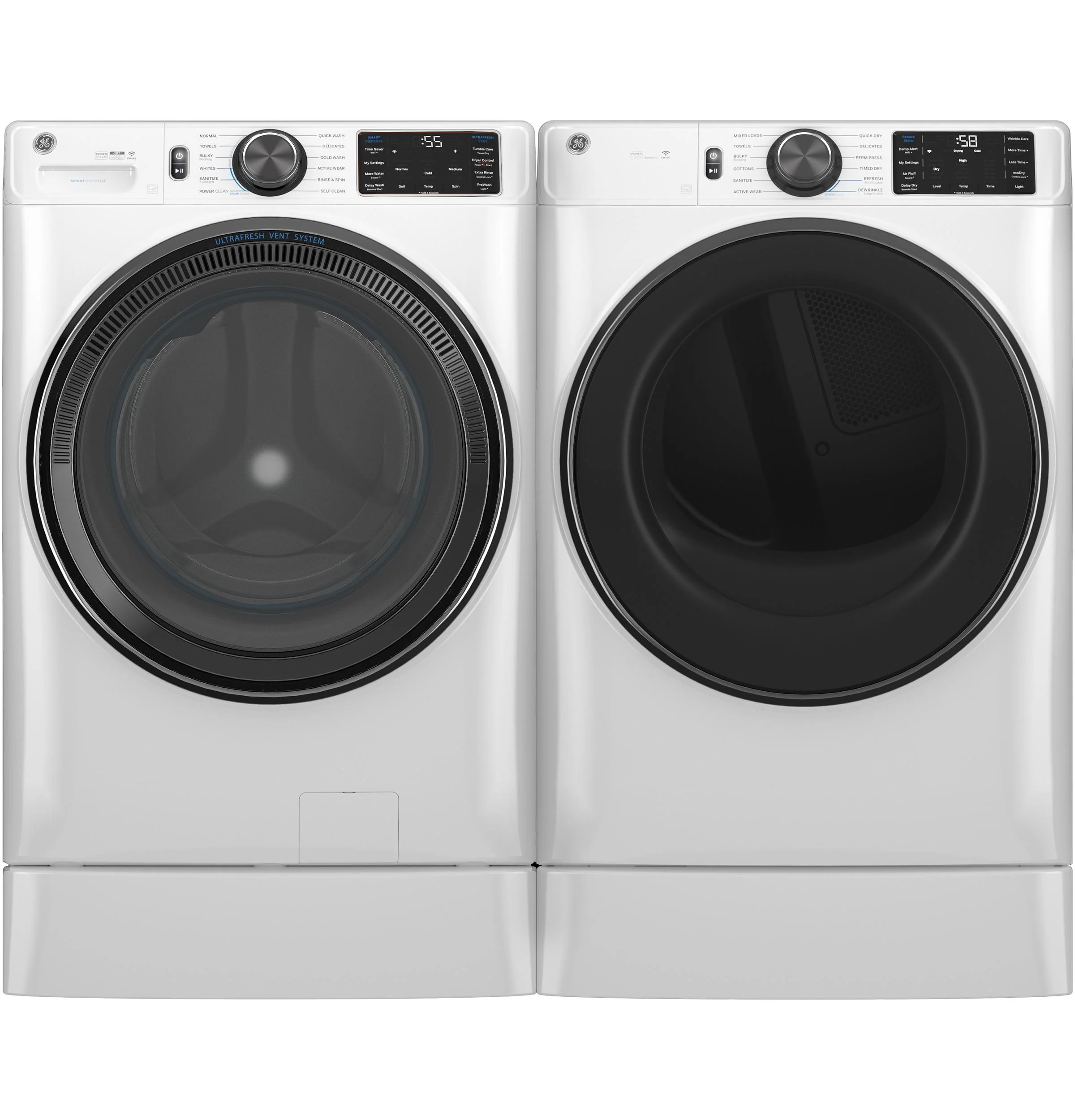 Ge Appliances GFD65ESSVWW Ge® 7.8 Cu. Ft. Capacity Smart Front Load Electric Dryer With Steam And Sanitize Cycle - Image 9