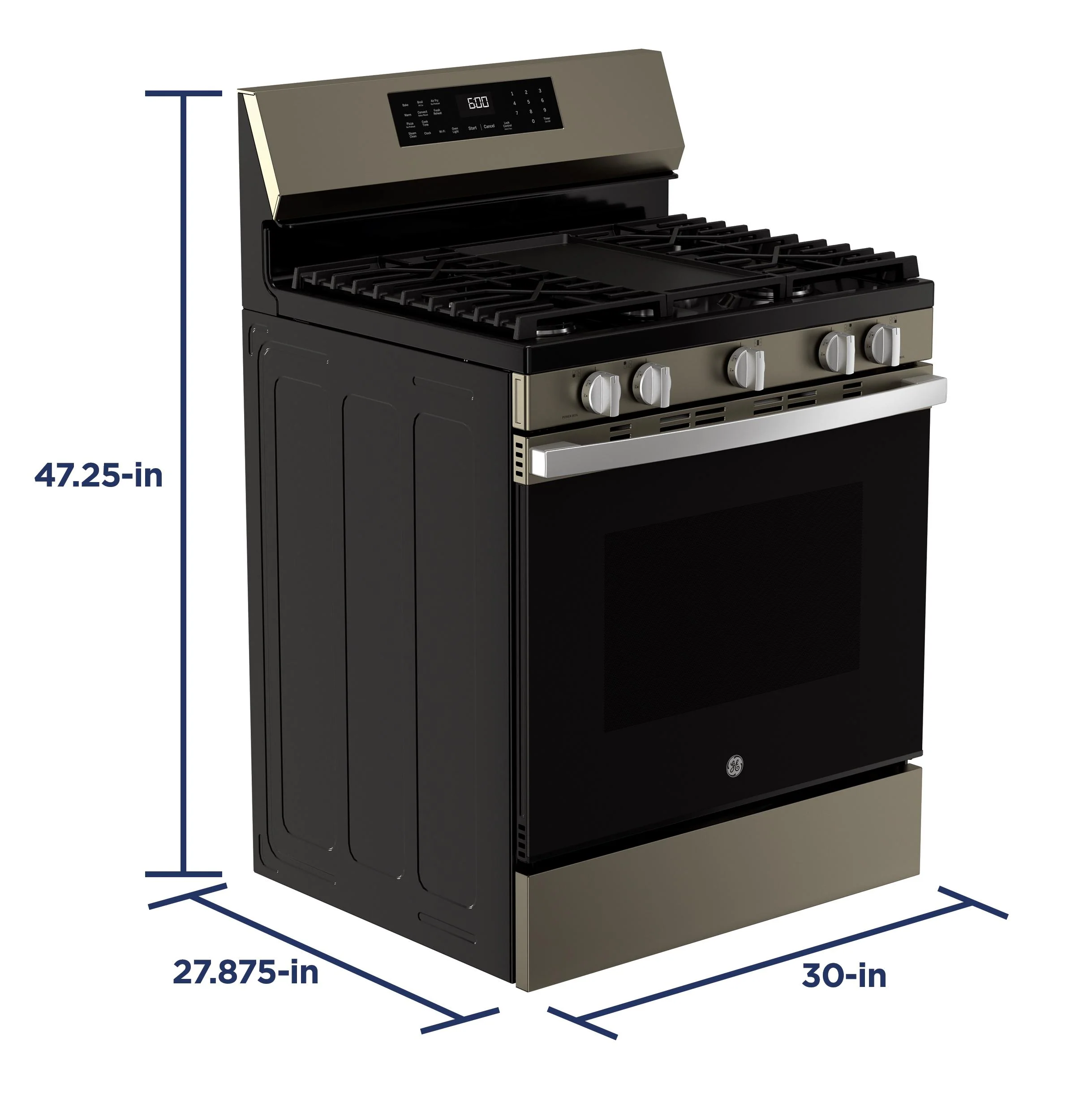 Ge Appliances GGF600AVES Ge® 30" Free-Standing Gas Convection Range With No Preheat Air Fry And Easywash™ Oven Tray - Image 33