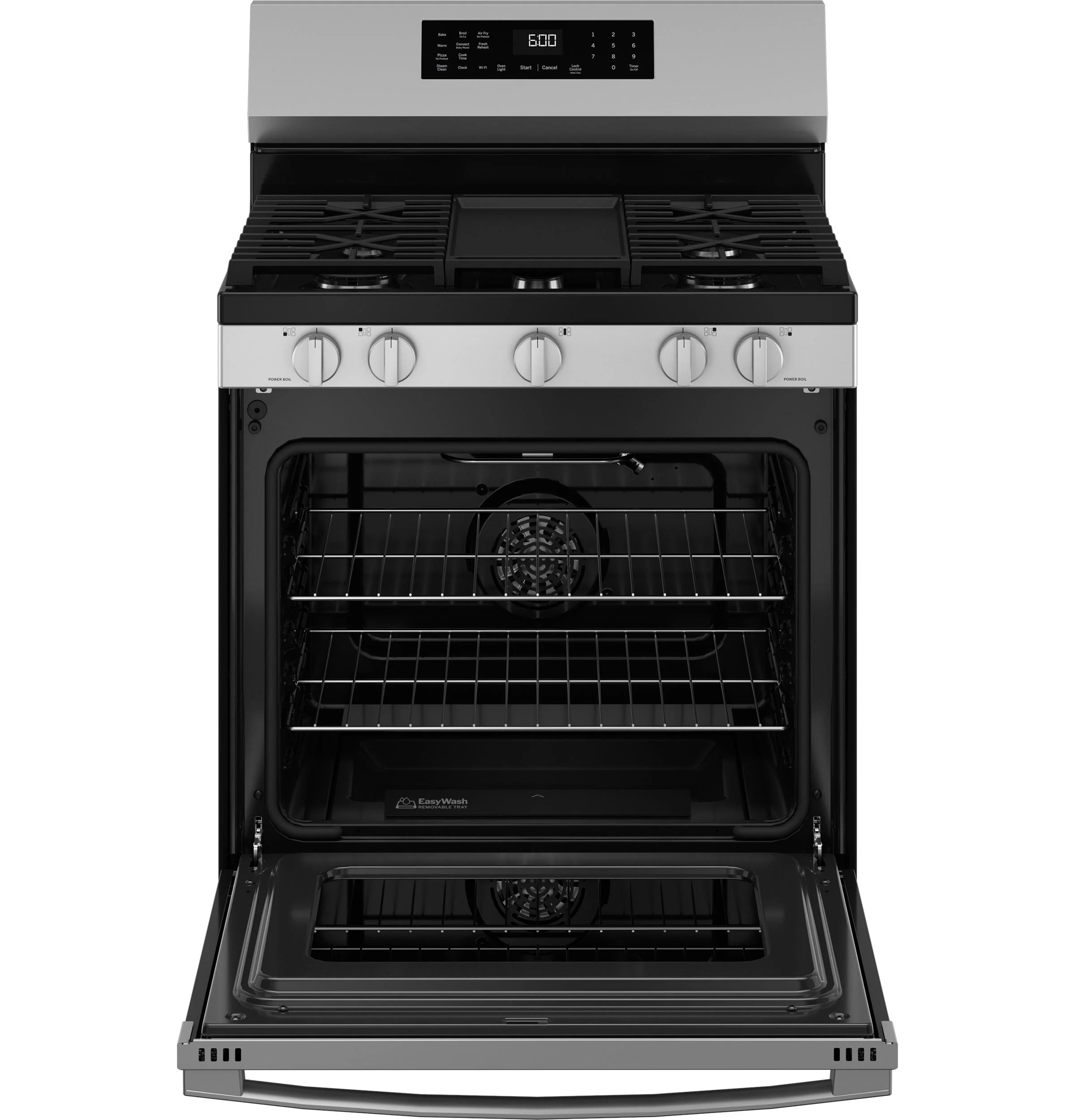 Ge Appliances GGF600AVSS Ge® 30" Free-Standing Gas Convection Range With No Preheat Air Fry And Easywash™ Oven Tray - Image 3