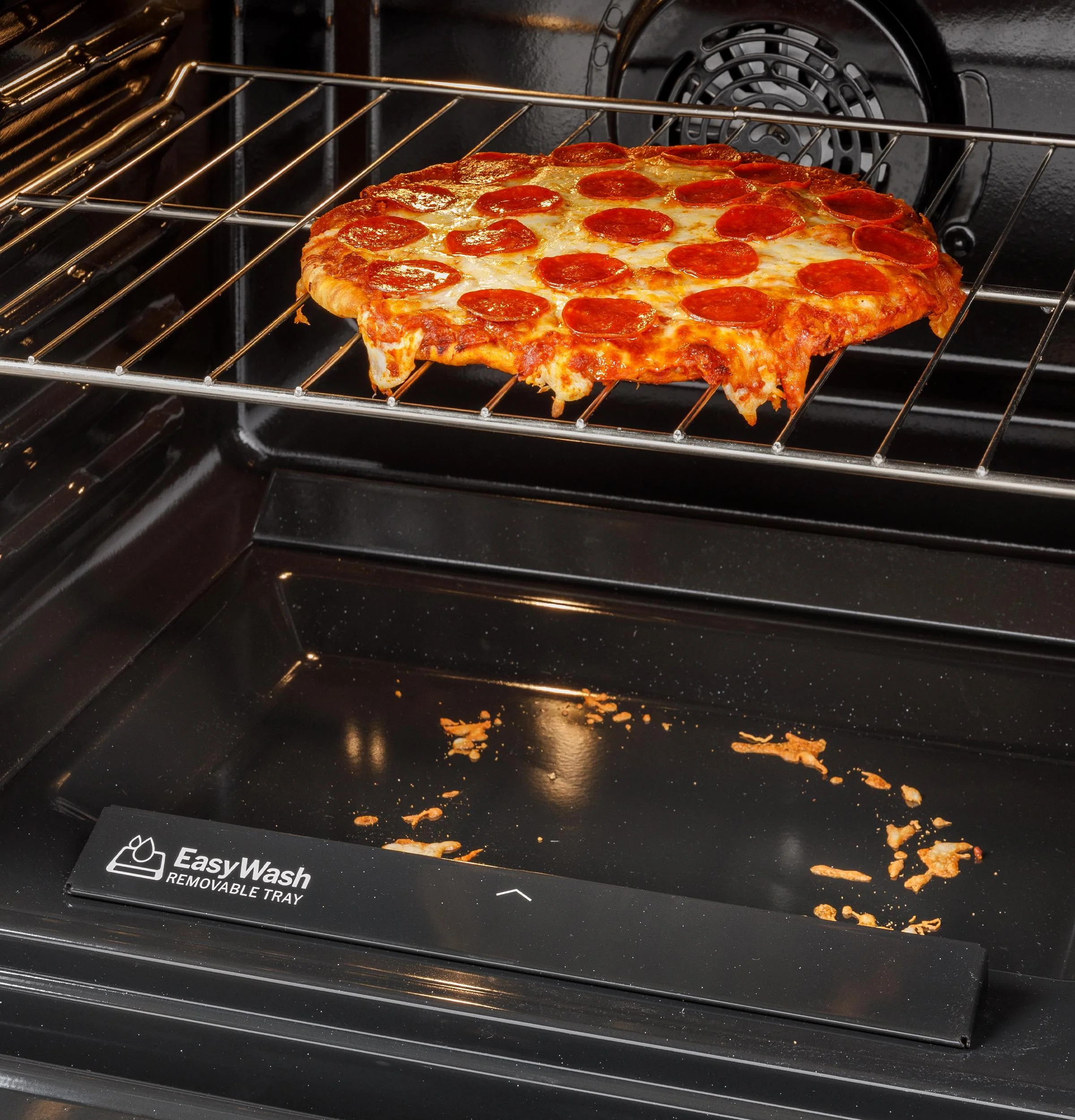 Ge Appliances GGF600AVWW Ge® 30" Free-Standing Gas Convection Range With No Preheat Air Fry And Easywash™ Oven Tray - Image 10