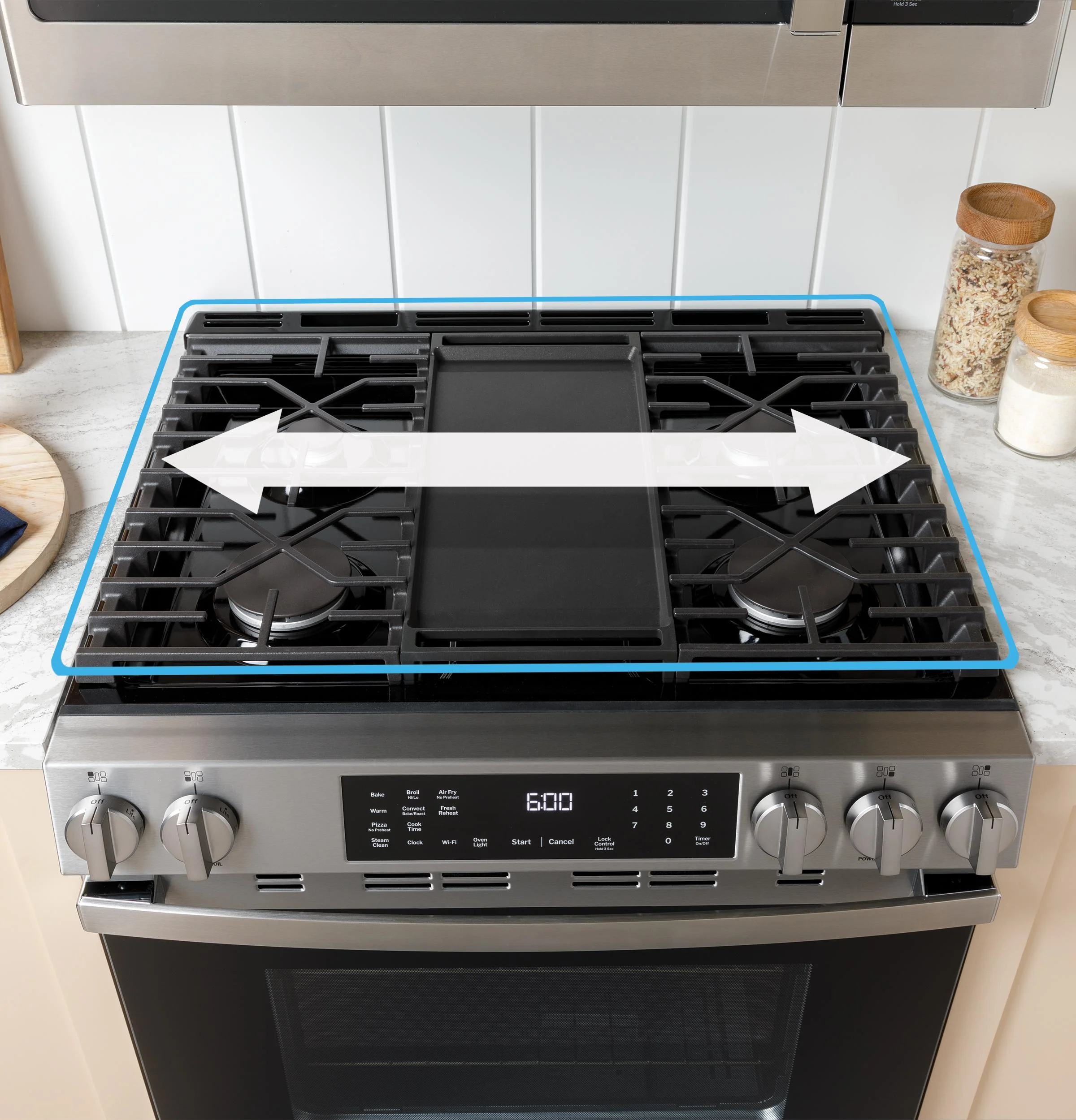 Ge Appliances GGS500PVSS Ge® 30" Slide-In Front-Control Gas Range With Crisp Mode - Image 12