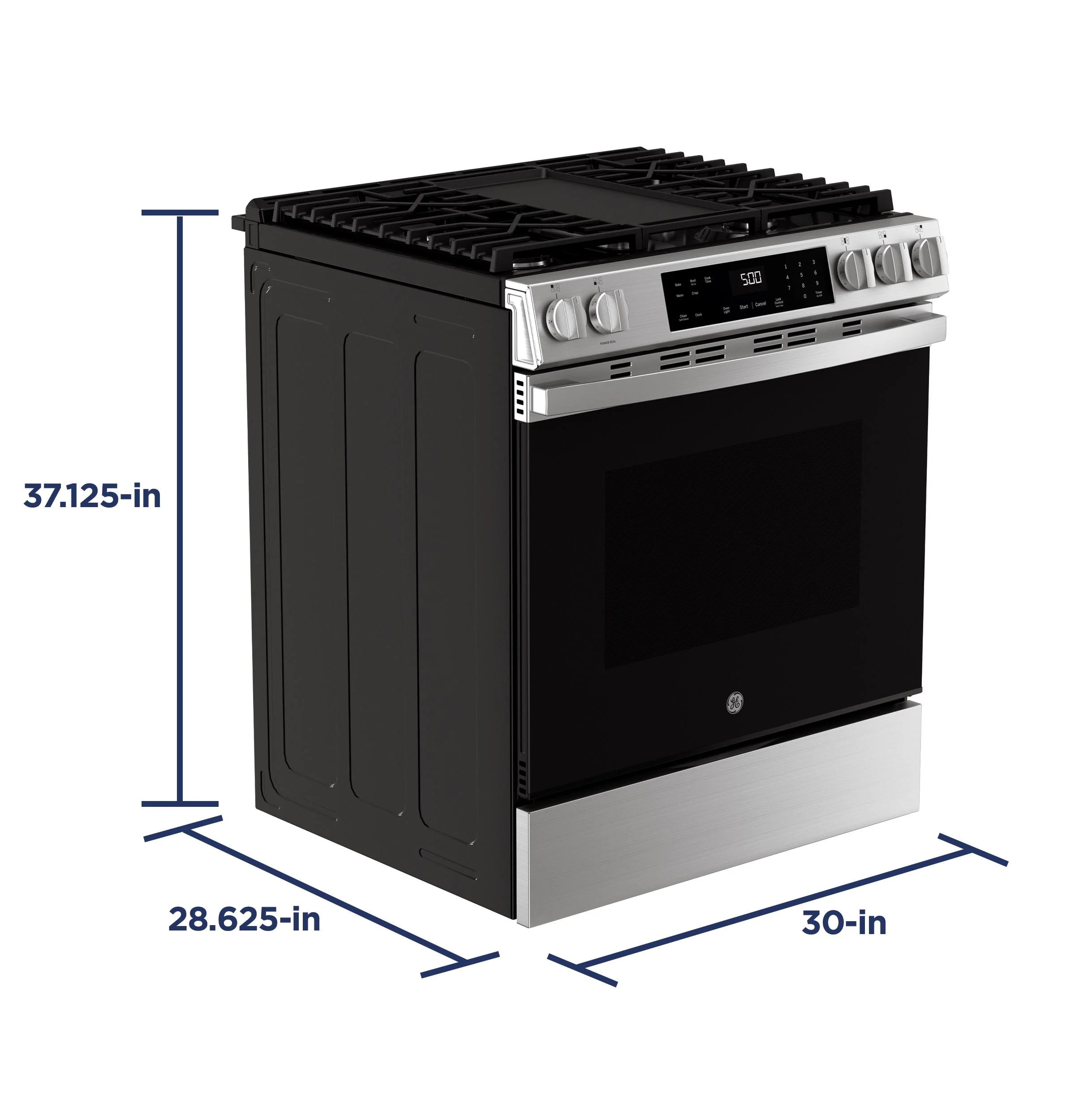 Ge Appliances GGS500PVSS Ge® 30" Slide-In Front-Control Gas Range With Crisp Mode - Image 22