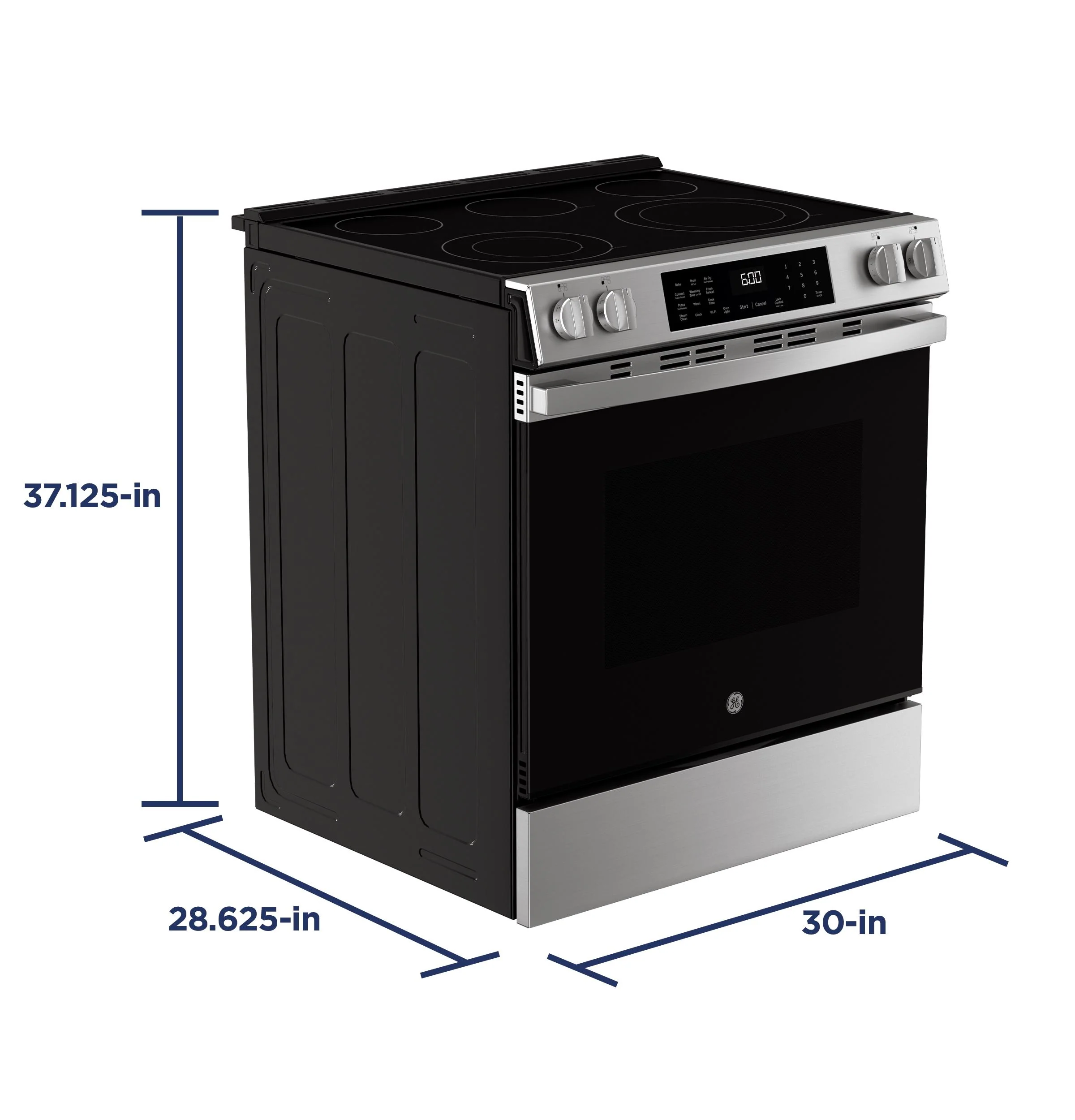 Ge Appliances GRS600AVFS Ge® 30" Slide-In Electric Convection Range With No Preheat Air Fry And Easywash™ Oven Tray - Image 33