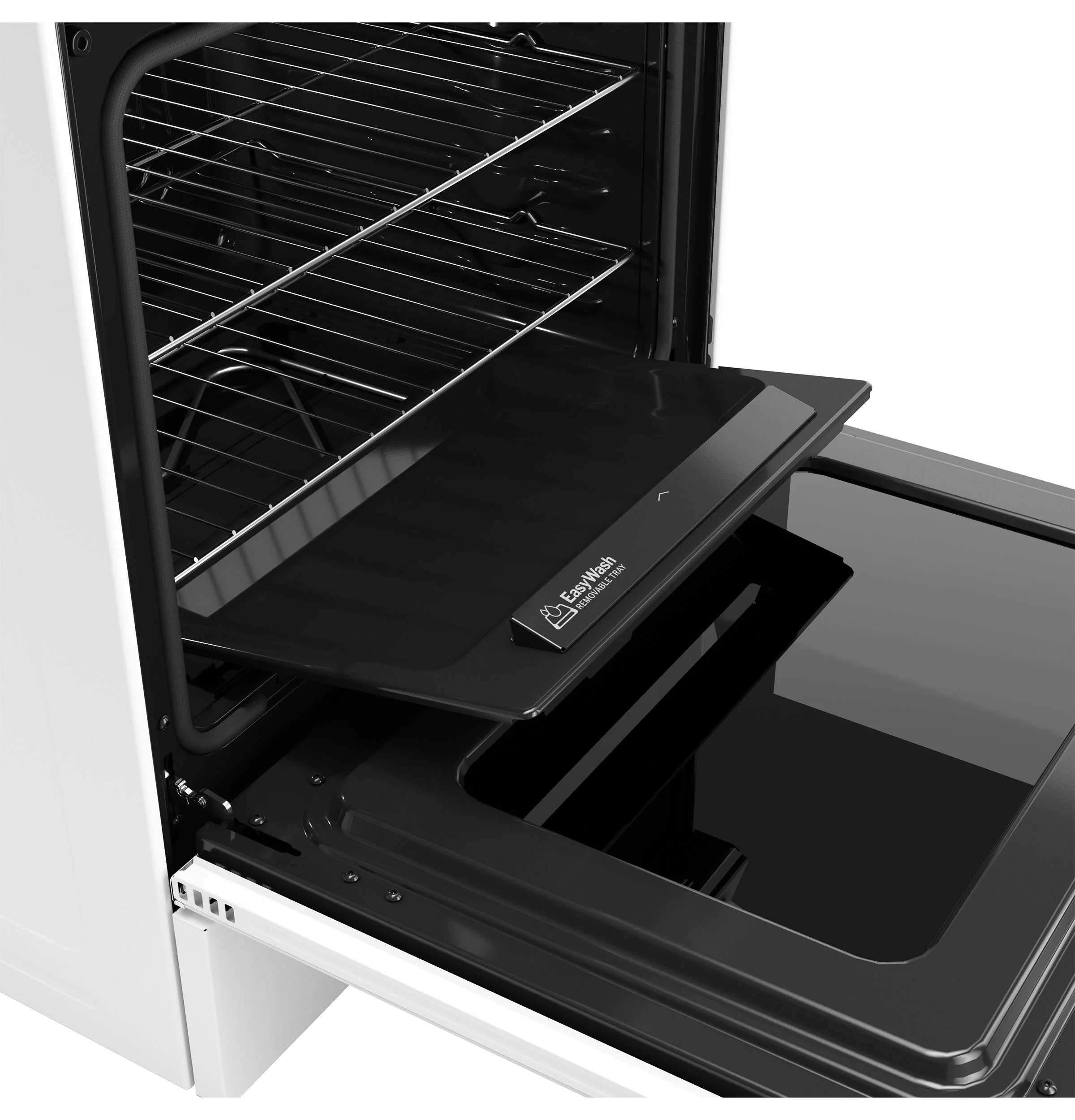 Ge Appliances GRS600AVWW Ge® 30" Slide-In Electric Convection Range With No Preheat Air Fry And Easywash™ Oven Tray - Image 7