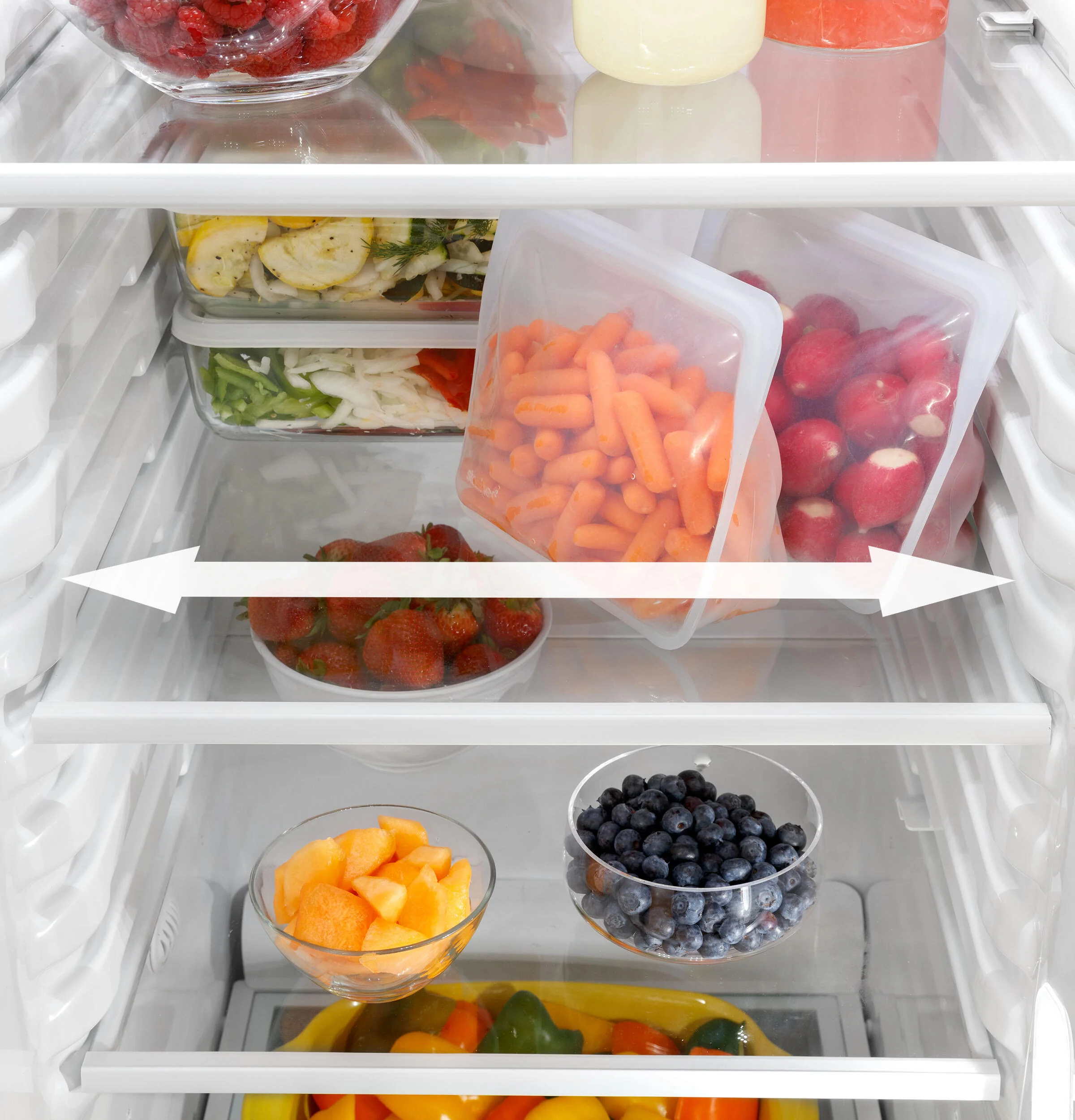 Ge Appliances GSS25GGPWW Ge® 25.3 Cu. Ft. Side-By-Side Refrigerator - Image 19