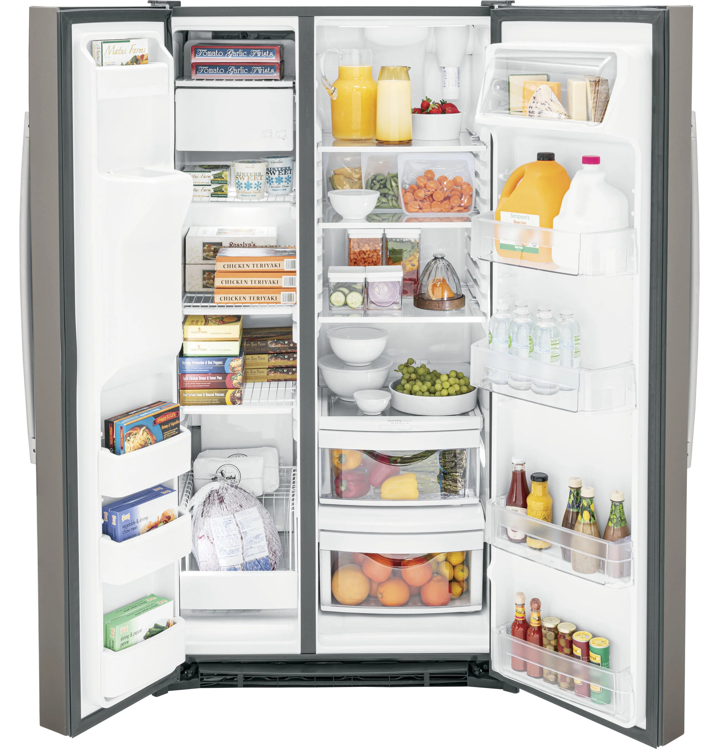Ge Appliances GSS25GMPES Ge® 25.3 Cu. Ft. Side-By-Side Refrigerator - Image 2