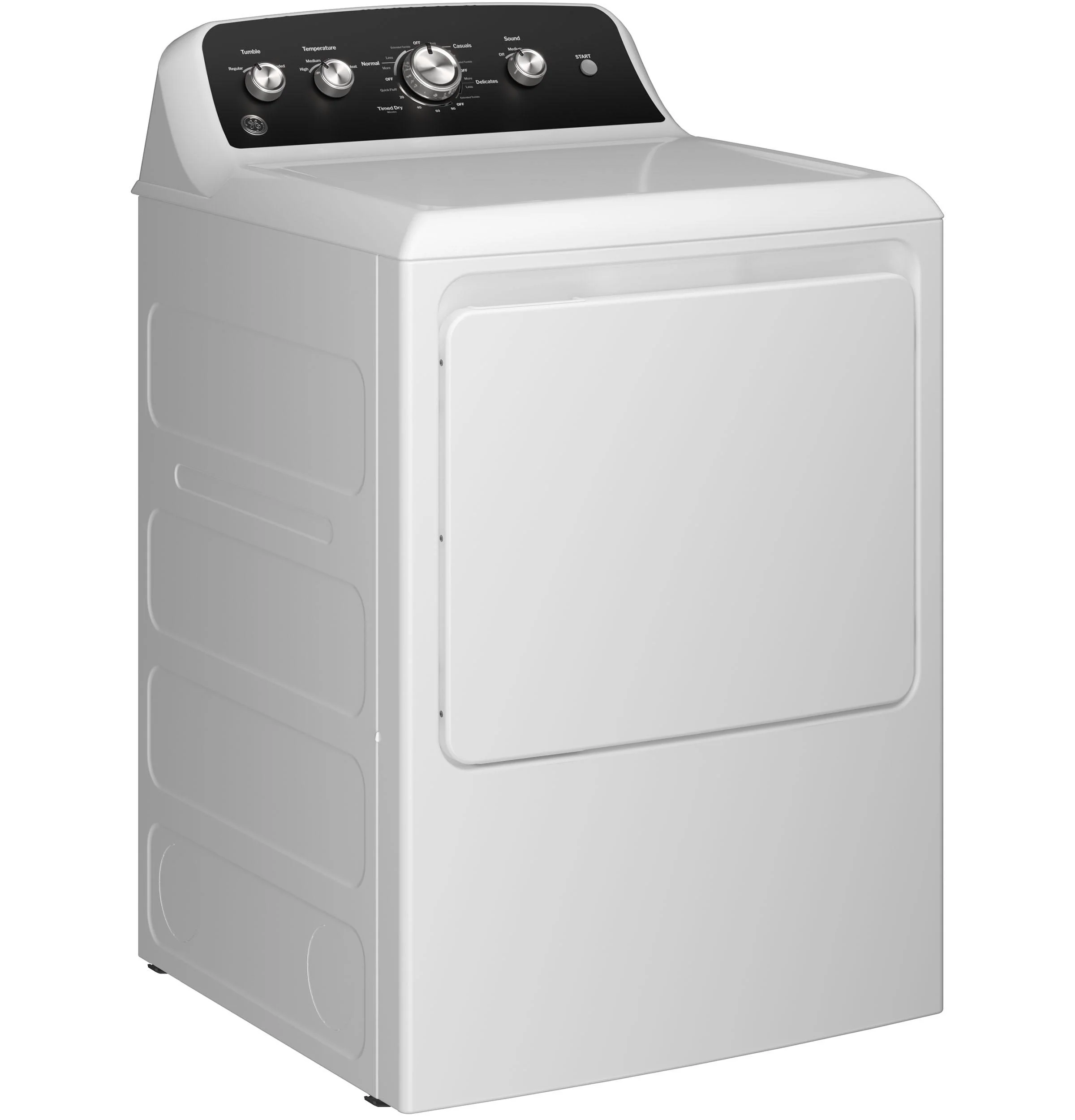 Ge Appliances GTD48EASWWB Ge® 7.2 Cu. Ft. Capacity Electric Dryer With Up To 120 Ft. Venting And Extended Tumble - Image 3