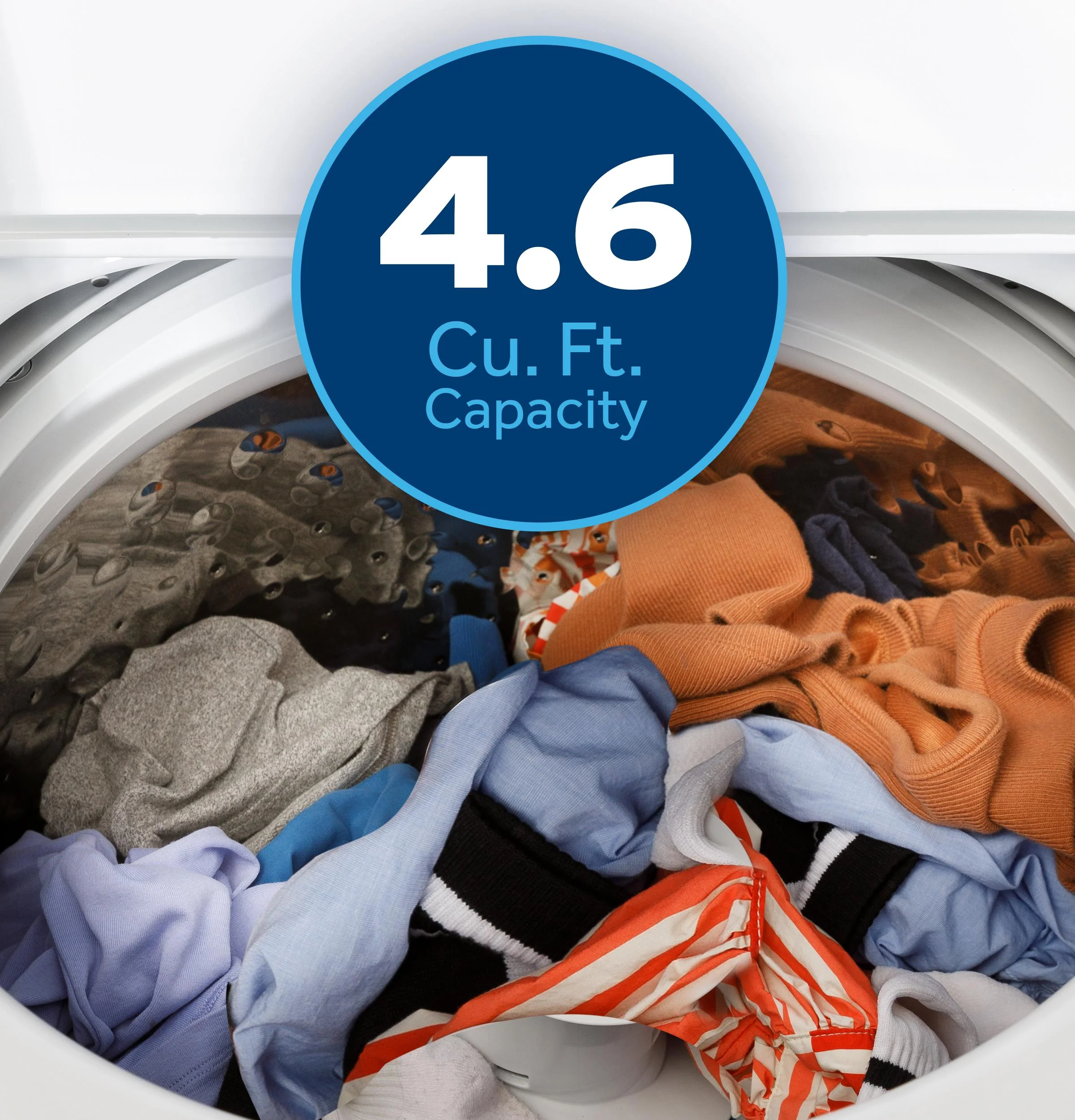 Ge Appliances GTW480ASWWB Ge® 4.6 Cu. Ft. Capacity Washer With Stainless Steel Basket,Cold Plus And Wash Boost​ - Image 15