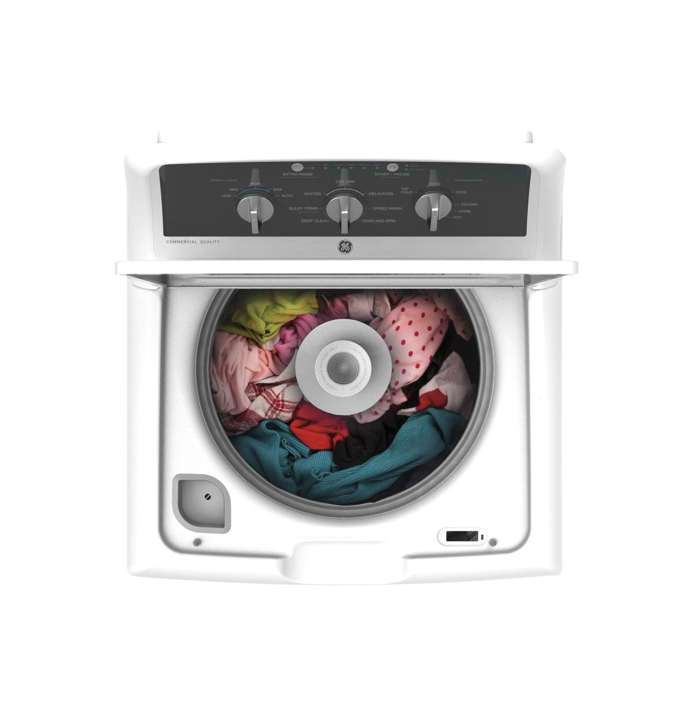 Ge Appliances GTW525ACWWB Ge® 4.3 Cu. Ft. Capacity Washer With Stainless Steel Basket,5-Yr Limited Warranty​ - Image 12