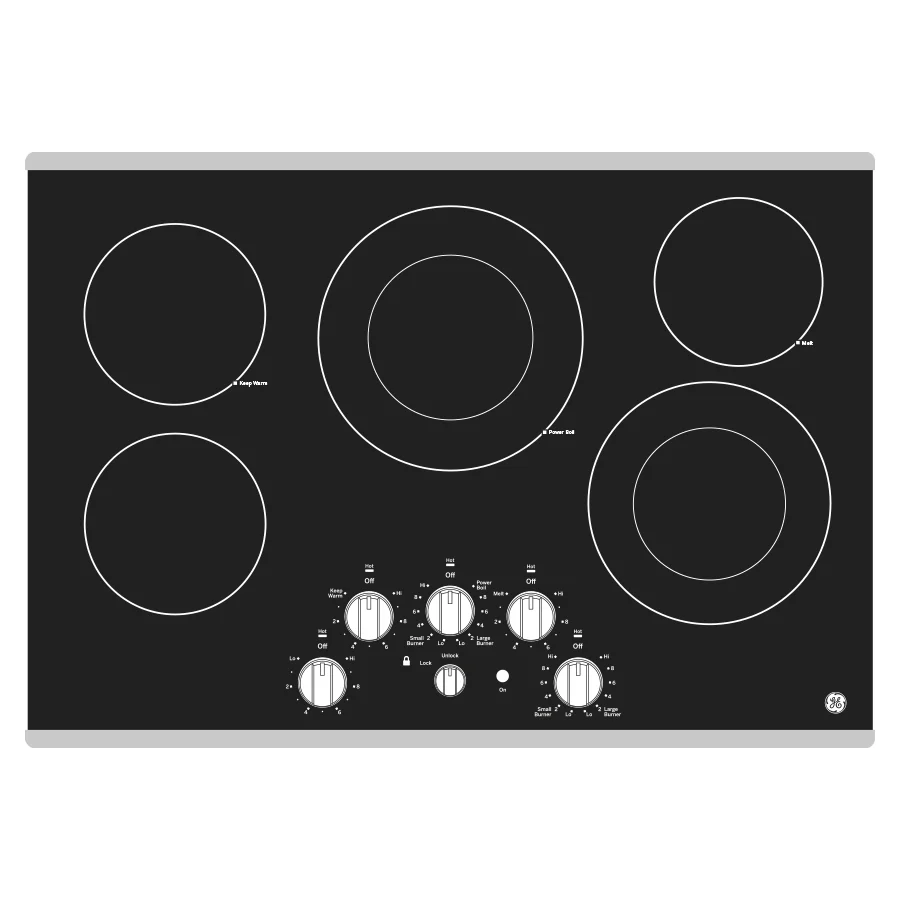 Ge Appliances JEP5030STSS Ge® 30" Built-In Knob Control Electric Cooktop - Image 23
