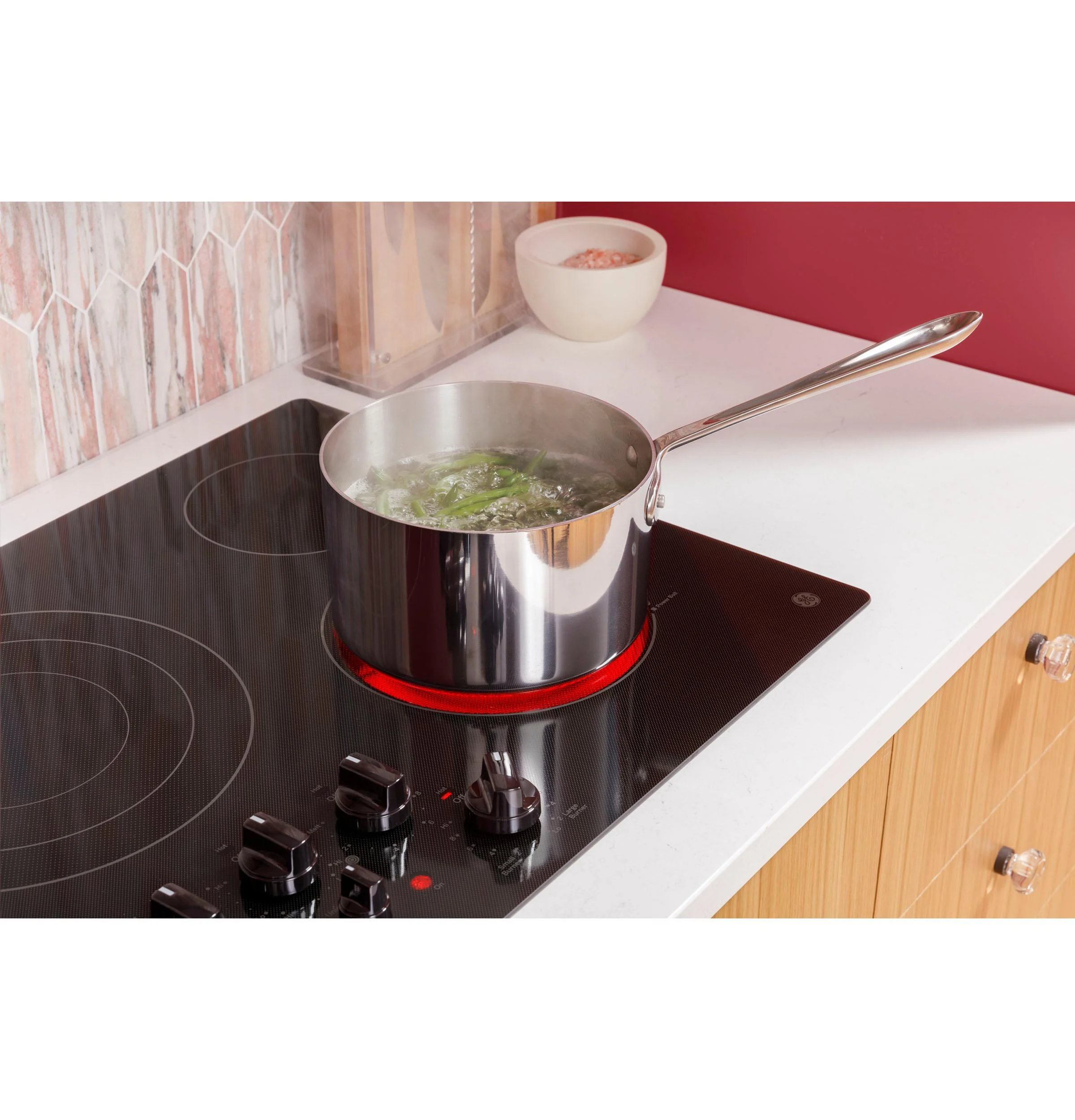 Ge Appliances JEP5036DTBB Ge® 36" Built-In Knob Control Electric Cooktop - Image 8