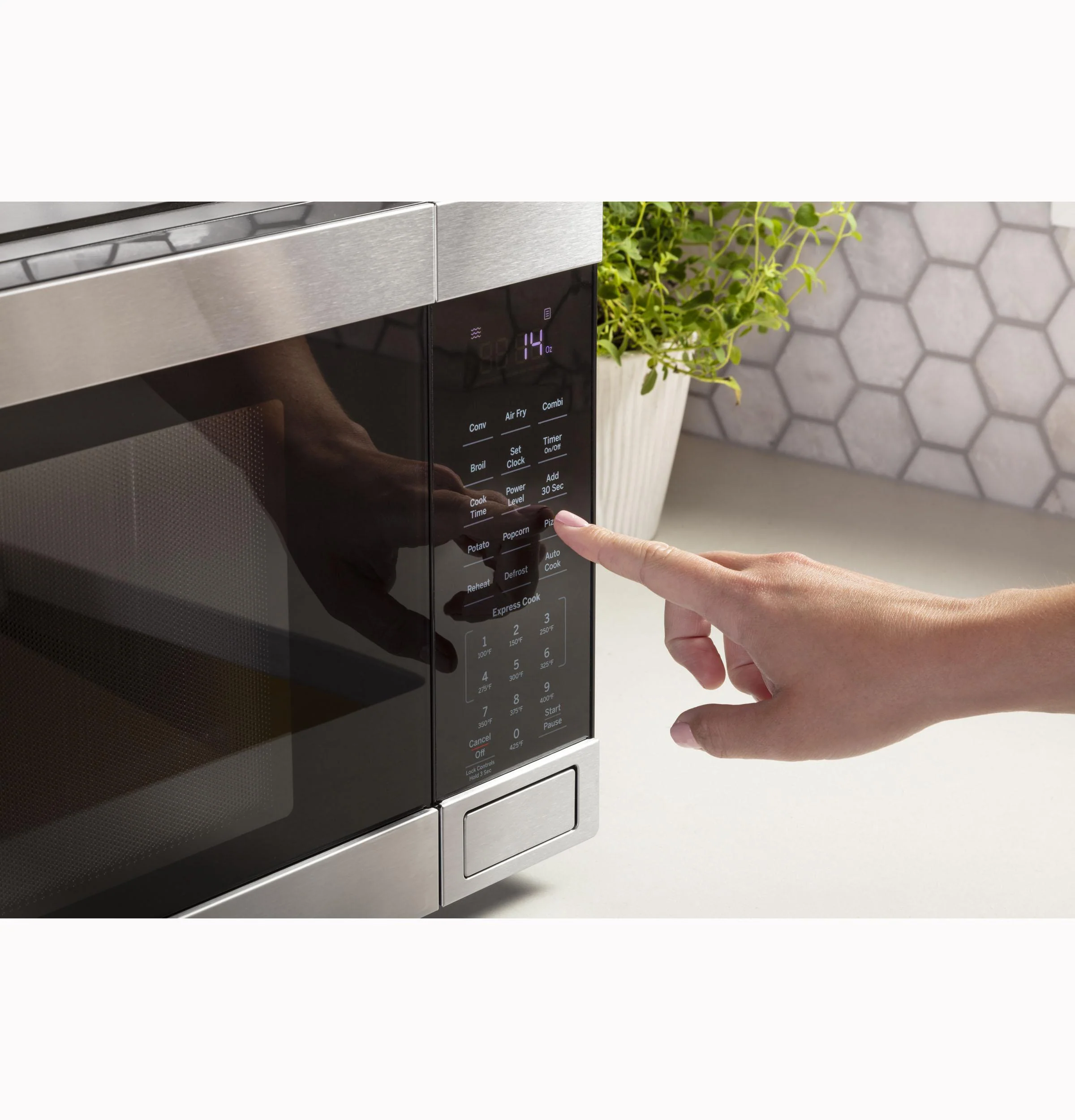 Ge Appliances JES1109RRSS Ge® 1.0 Cu. Ft. Capacity Countertop Convection Microwave Oven With Air Fry - Image 12