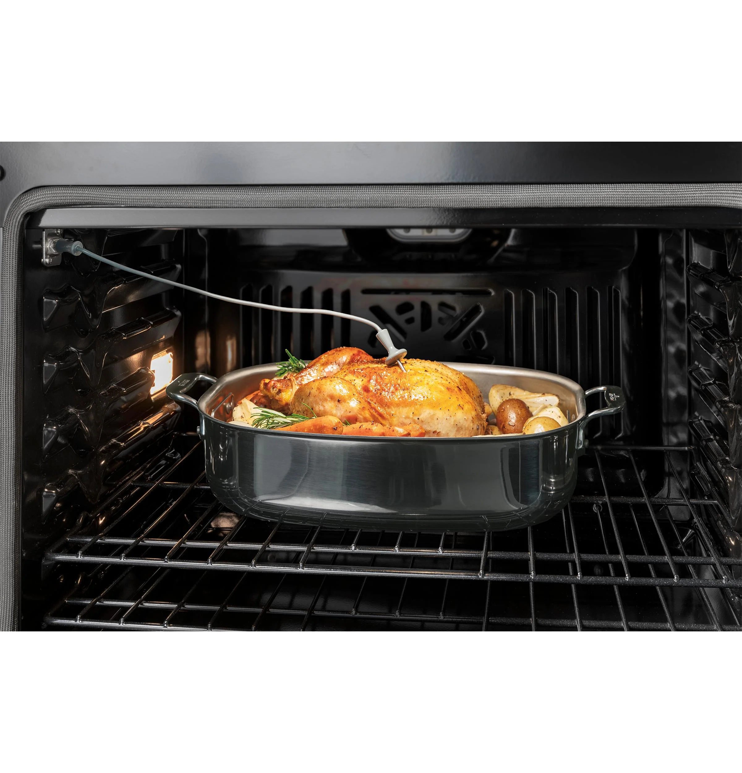 Ge Appliances JKS5000DVBB Ge® 27" Smart Built-In Convection Single Wall Oven With No Preheat Air Fry - Image 6