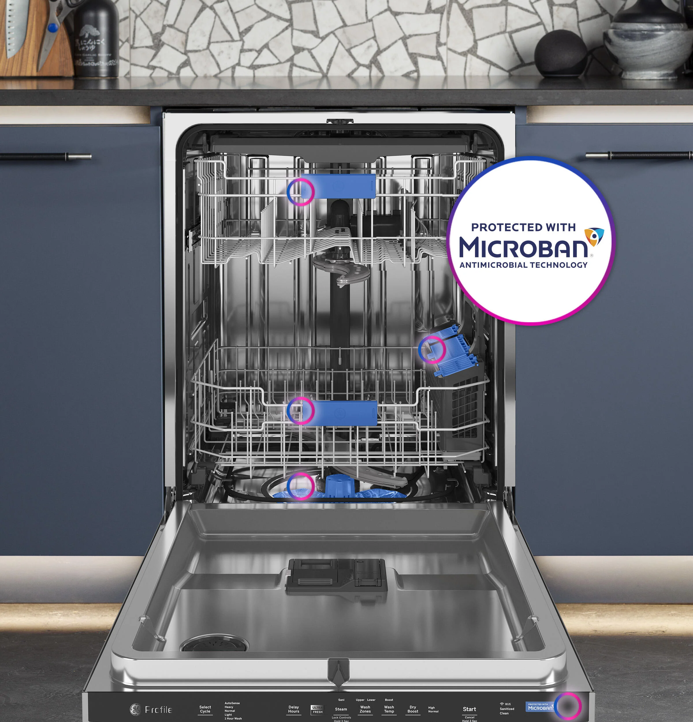 Ge Appliances PDT755SYRFS Ge Profile™ Ultrafresh System Dishwasher With Stainless Steel Interior - Image 19