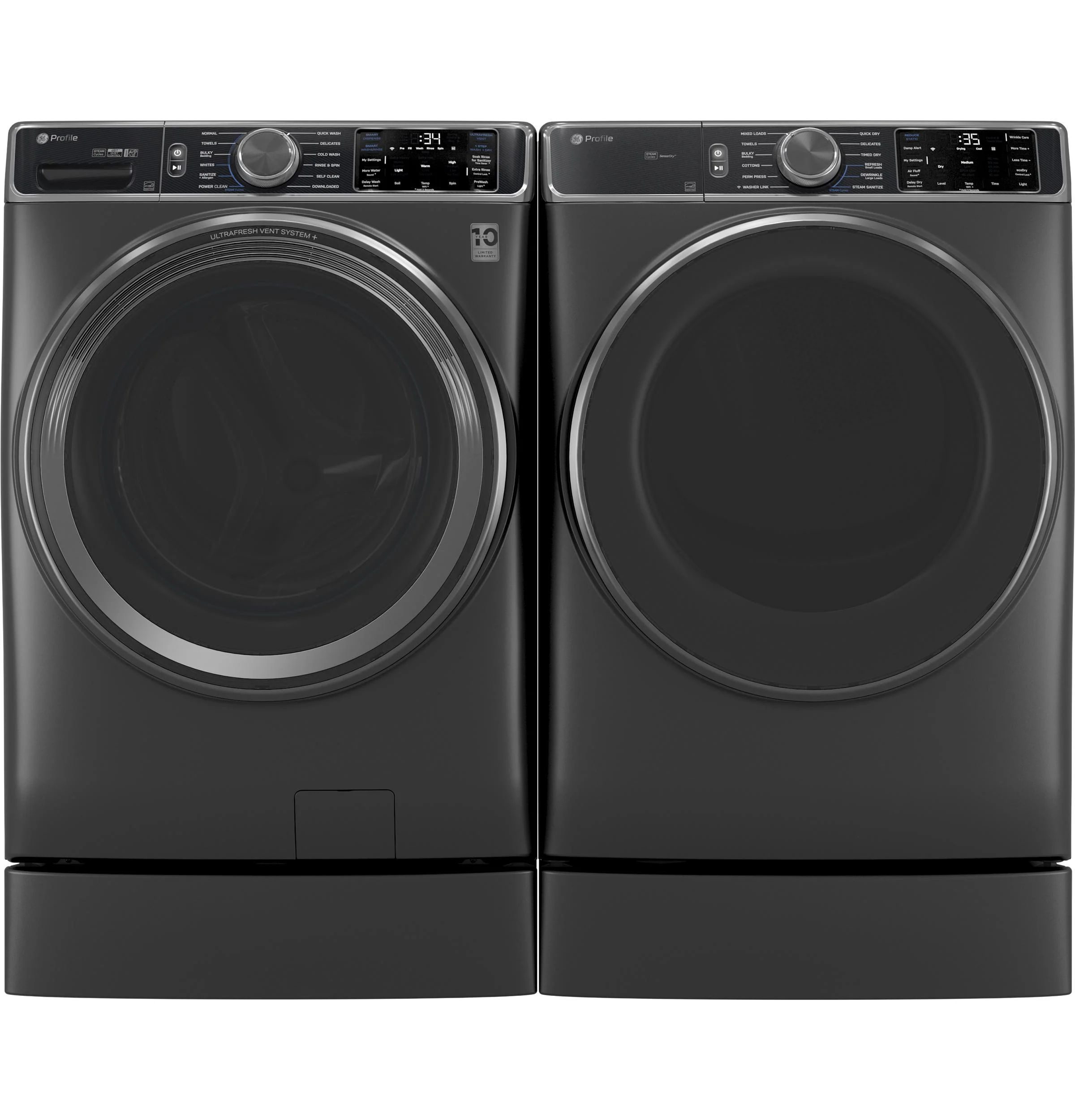 Ge Appliances PFD95GSPWDS Ge Profile™ Energy Star® 7.8 Cu. Ft. Capacity Smart Front Load Gas Dryer With Steam And Sanitize Cycle - Image 9