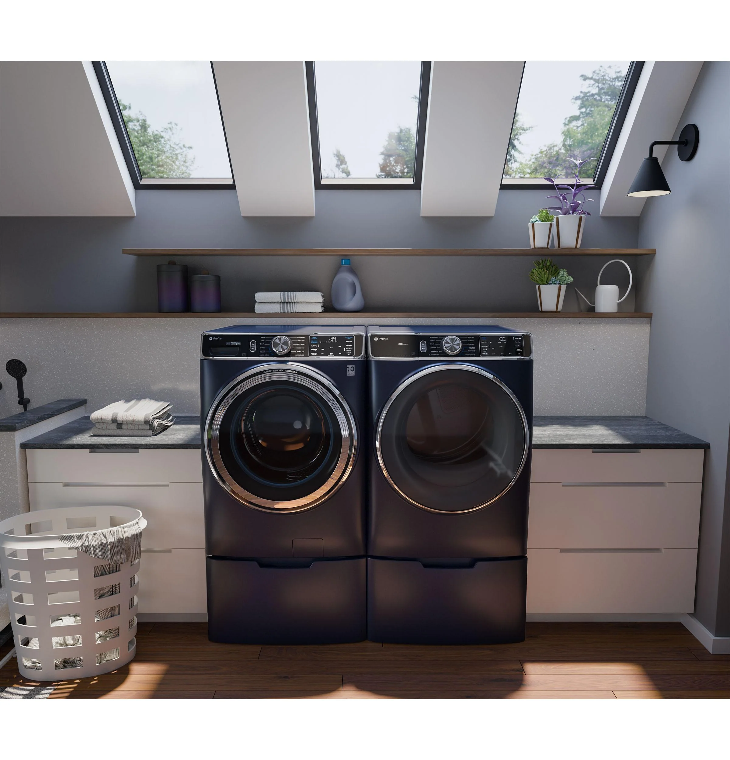 Ge Appliances PFW870SPVRS Ge Profile™ 5.3 Cu. Ft. Capacity Smart Front Load Energy Star® Washer With Ultrafresh™ Vent System+ With Odorblock™ - Image 12