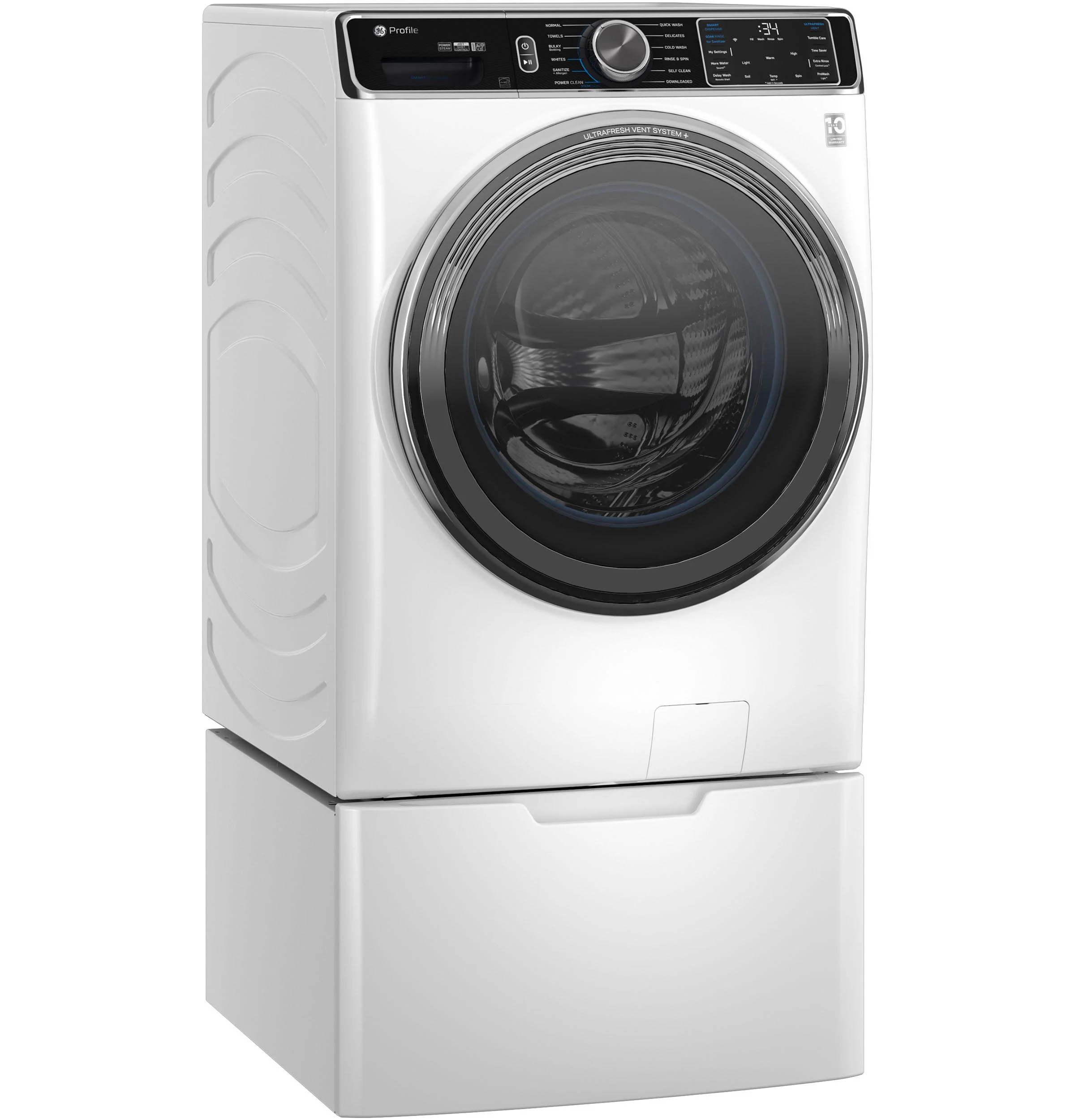Ge Appliances PFW870SSVWW Ge Profile™ 5.3 Cu. Ft. Capacity Smart Front Load Energy Star® Washer With Ultrafresh™ Vent System+ With Odorblock™ - Image 16