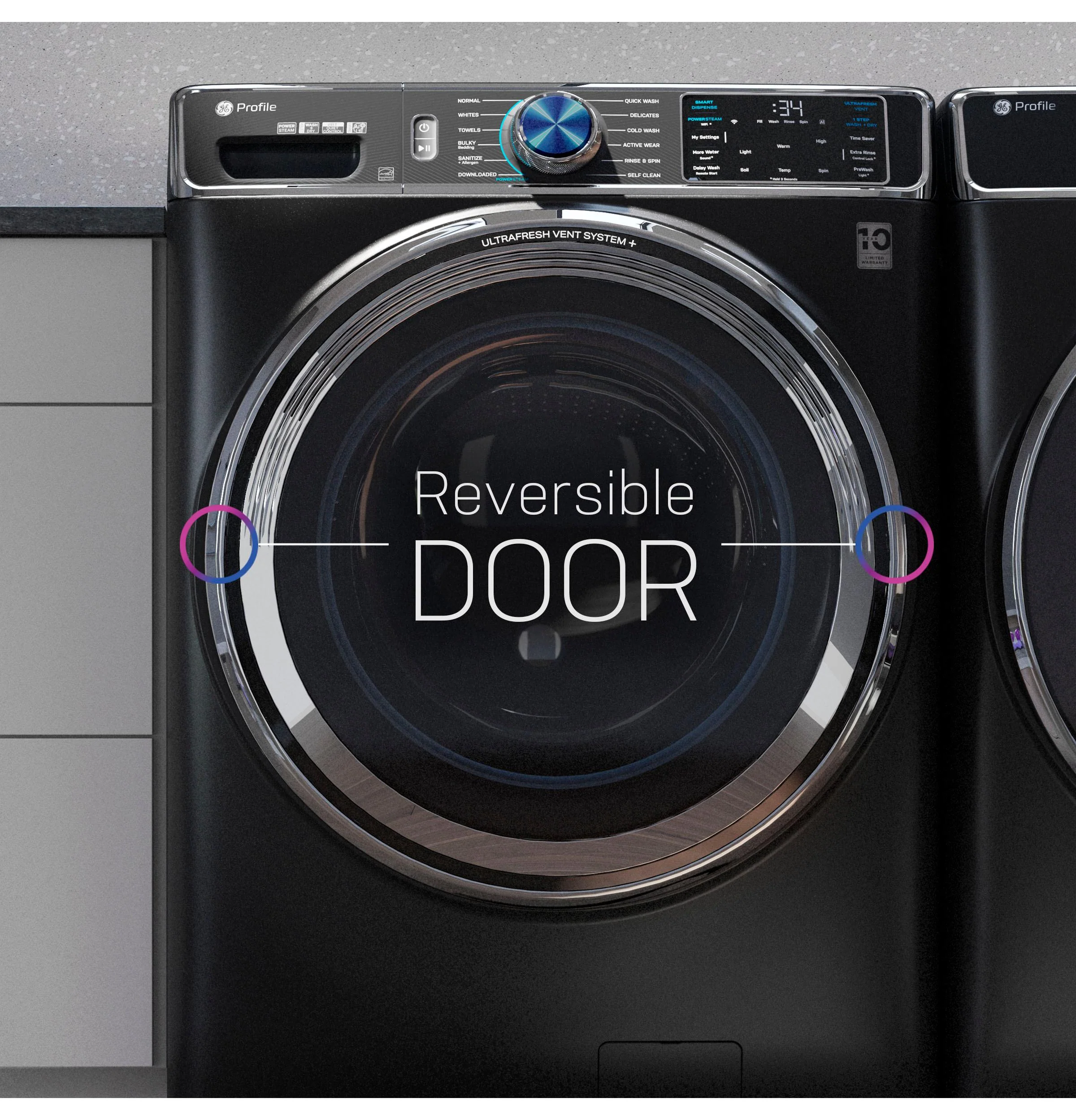 Ge Appliances PFW870SSVWW Ge Profile™ 5.3 Cu. Ft. Capacity Smart Front Load Energy Star® Washer With Ultrafresh™ Vent System+ With Odorblock™ - Image 5