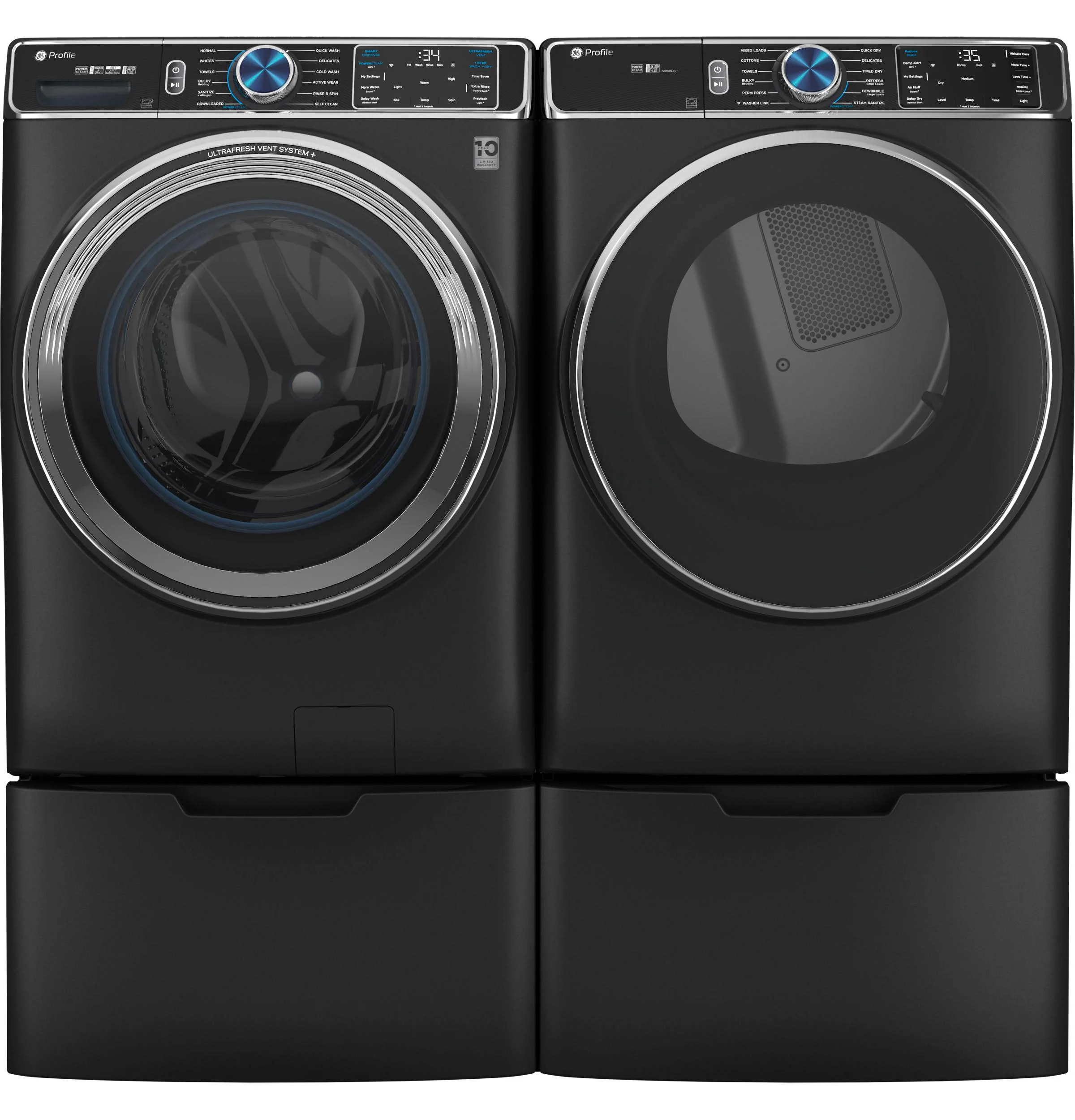 Ge Appliances PFW950SPTDS Ge Profile™ 5.3 Cu. Ft. Capacity Smart Front Load Energy Star® Steam Washer With Adaptive Smartdispense™ Ultrafresh Vent System Plus™ With Odorblock™ - Image 11