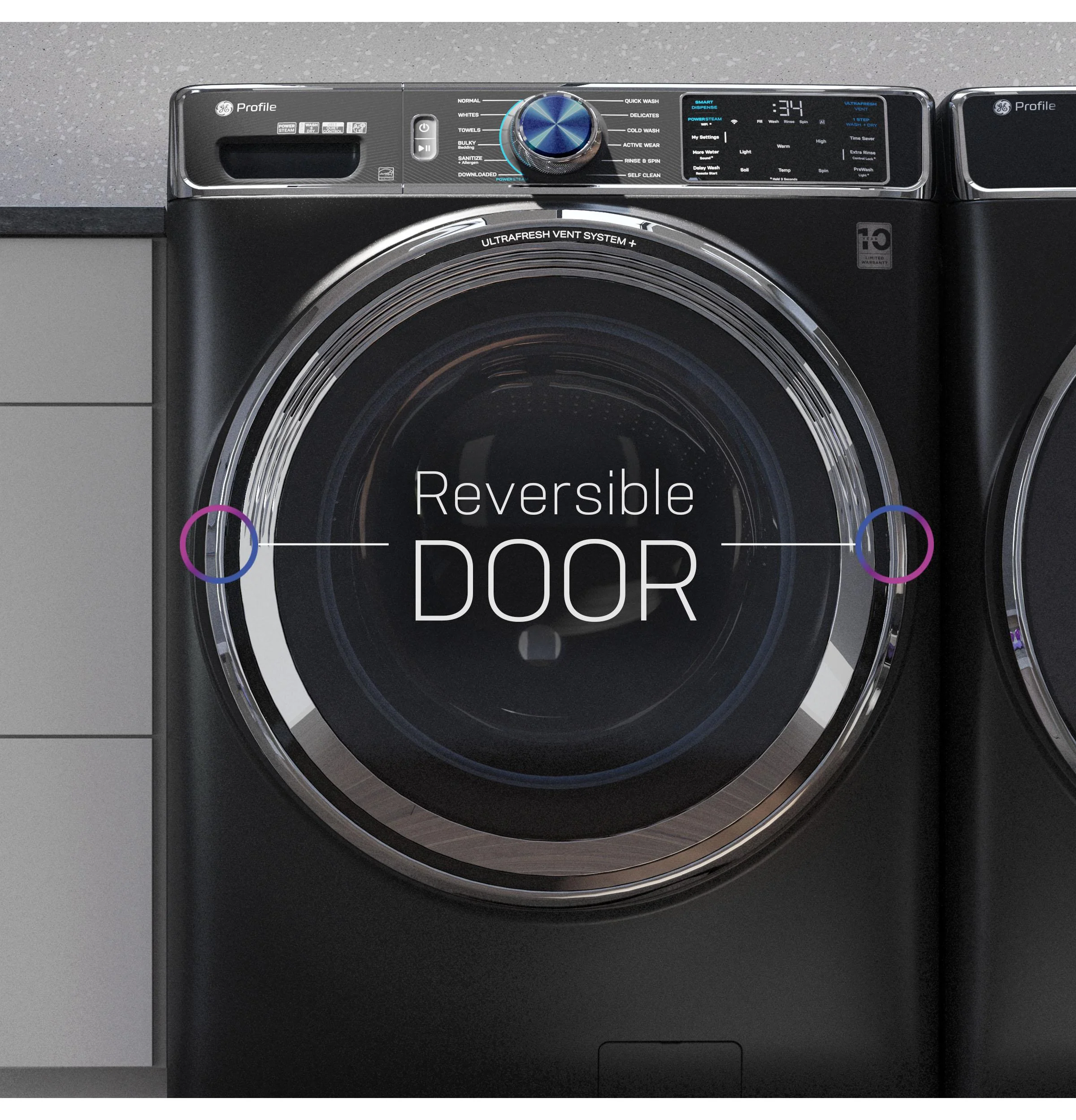 Ge Appliances PFW950SPTDS Ge Profile™ 5.3 Cu. Ft. Capacity Smart Front Load Energy Star® Steam Washer With Adaptive Smartdispense™ Ultrafresh Vent System Plus™ With Odorblock™ - Image 27