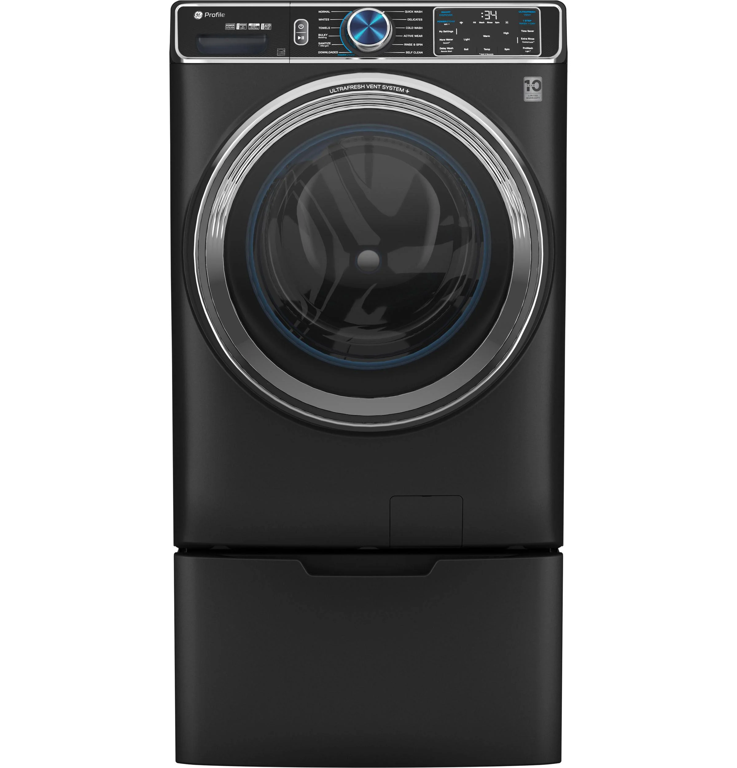 Ge Appliances PFW950SPTDS Ge Profile™ 5.3 Cu. Ft. Capacity Smart Front Load Energy Star® Steam Washer With Adaptive Smartdispense™ Ultrafresh Vent System Plus™ With Odorblock™ - Image 3