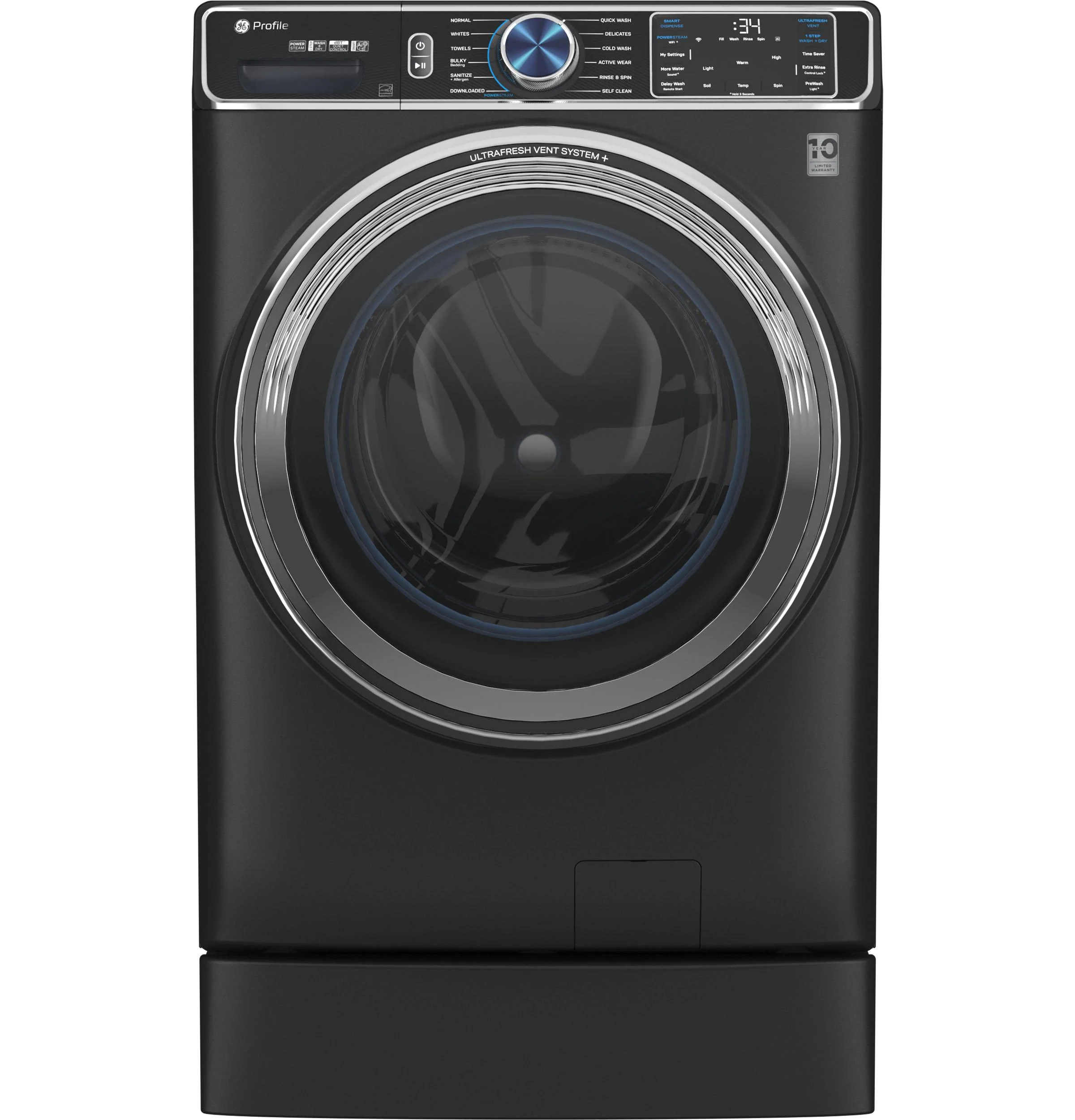 Ge Appliances PFW950SPTDS Ge Profile™ 5.3 Cu. Ft. Capacity Smart Front Load Energy Star® Steam Washer With Adaptive Smartdispense™ Ultrafresh Vent System Plus™ With Odorblock™ - Image 4