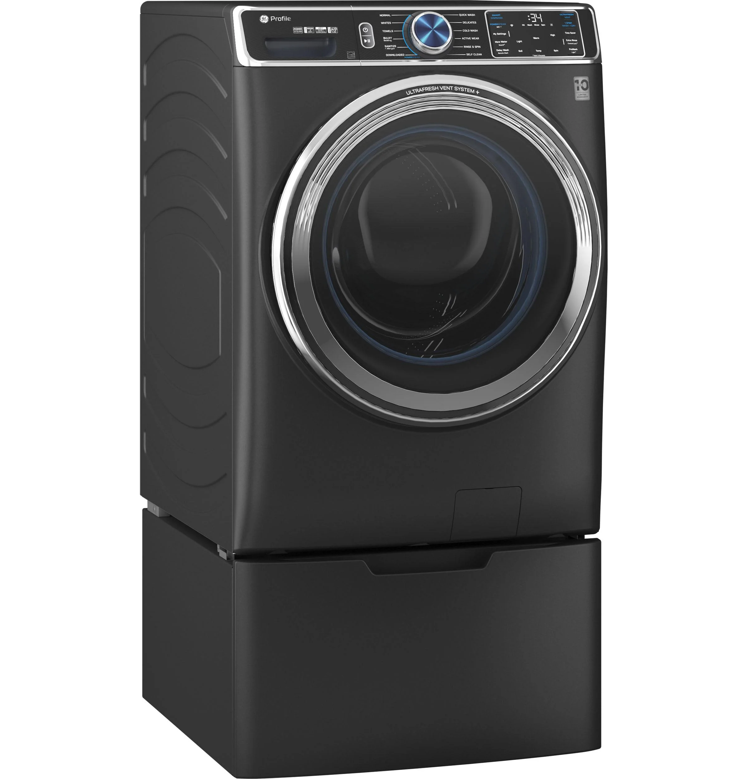 Ge Appliances PFW950SPTDS Ge Profile™ 5.3 Cu. Ft. Capacity Smart Front Load Energy Star® Steam Washer With Adaptive Smartdispense™ Ultrafresh Vent System Plus™ With Odorblock™ - Image 6