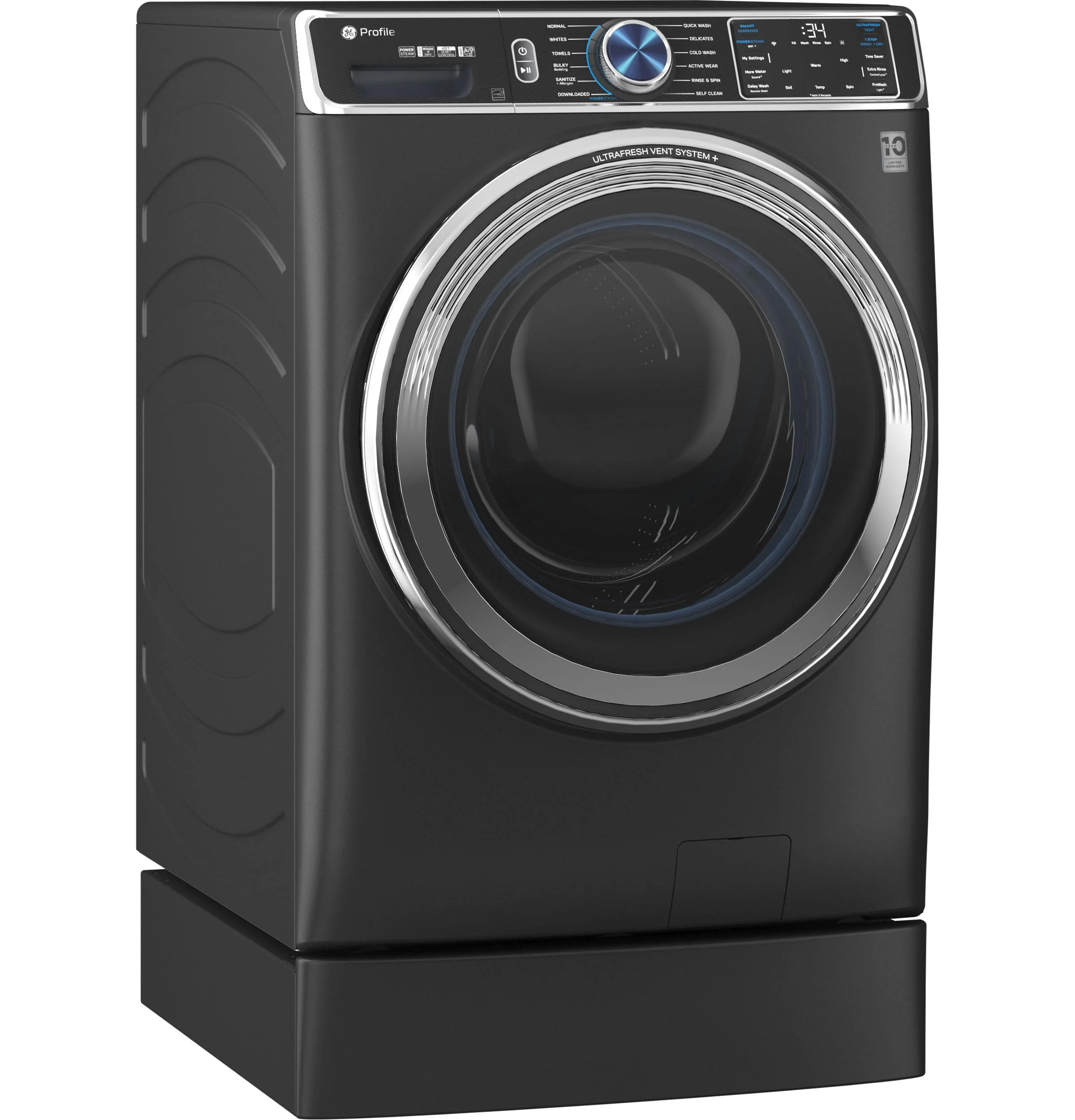 Ge Appliances PFW950SPTDS Ge Profile™ 5.3 Cu. Ft. Capacity Smart Front Load Energy Star® Steam Washer With Adaptive Smartdispense™ Ultrafresh Vent System Plus™ With Odorblock™ - Image 7