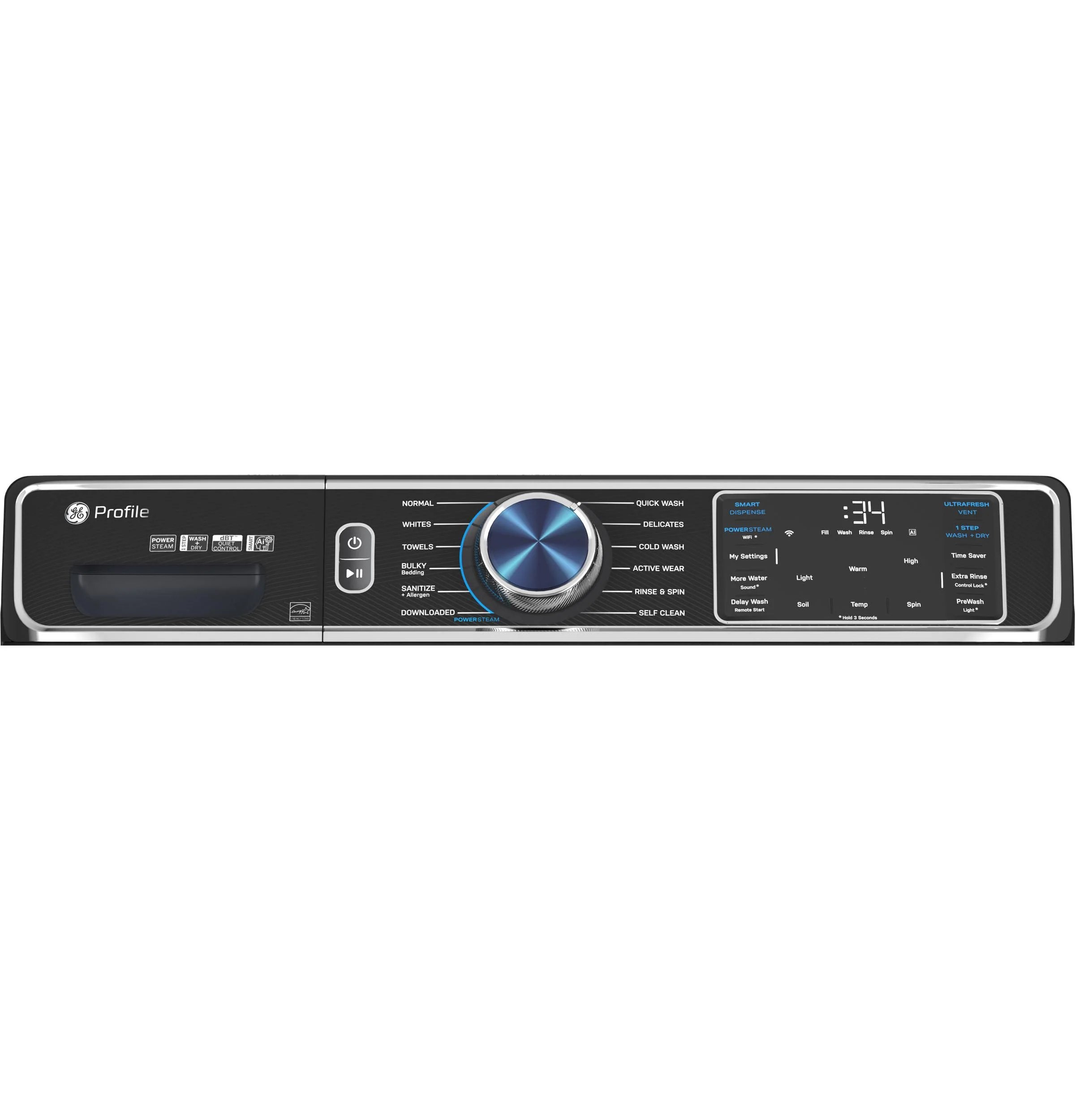 Ge Appliances PFW950SPTDS Ge Profile™ 5.3 Cu. Ft. Capacity Smart Front Load Energy Star® Steam Washer With Adaptive Smartdispense™ Ultrafresh Vent System Plus™ With Odorblock™ - Image 8