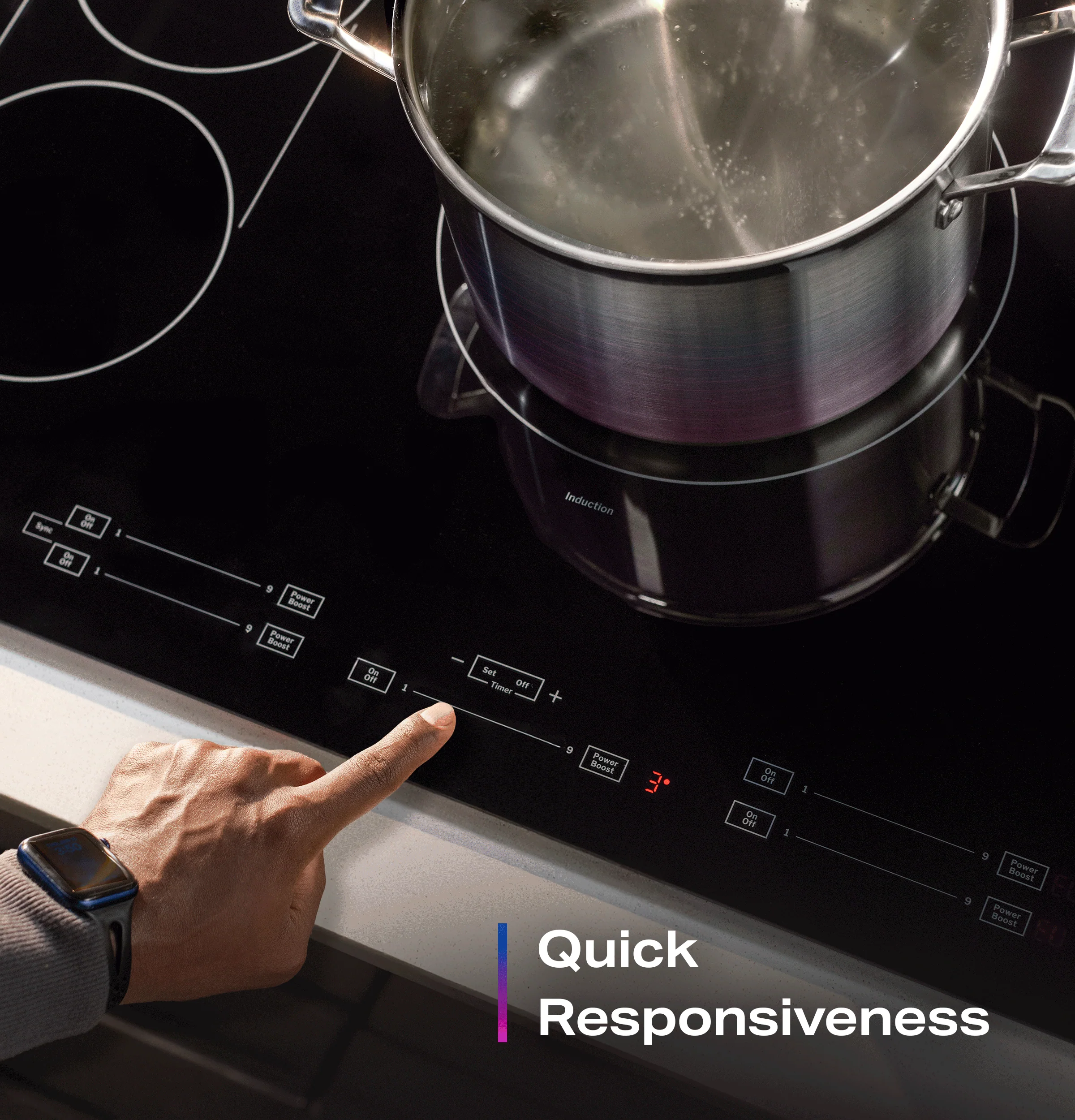 Ge Appliances PHP6030DWBB Ge Profile™ Energy Star® 30" Built-In Touch Control Induction Cooktop - Image 7