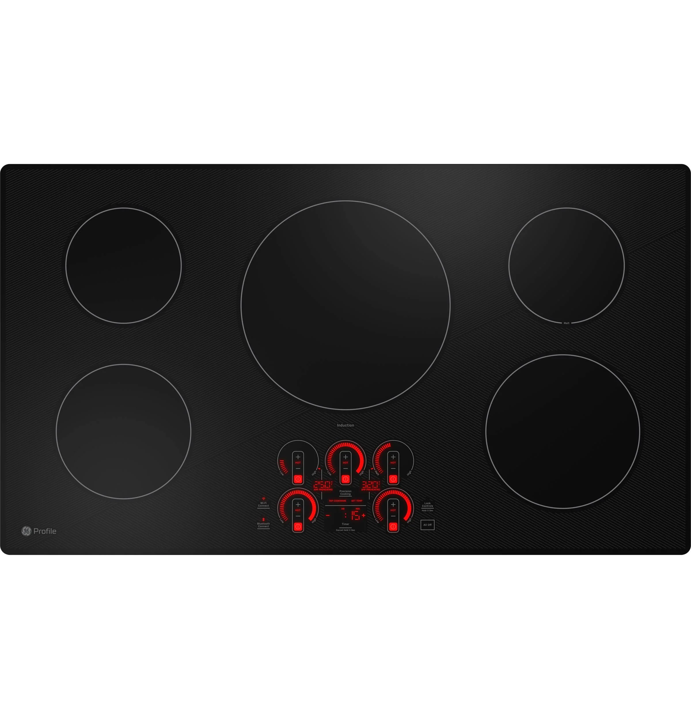 Ge Appliances PHP7036DTBB Ge Profile™ 36" Built-In Touch Control Induction Cooktop - Image 2