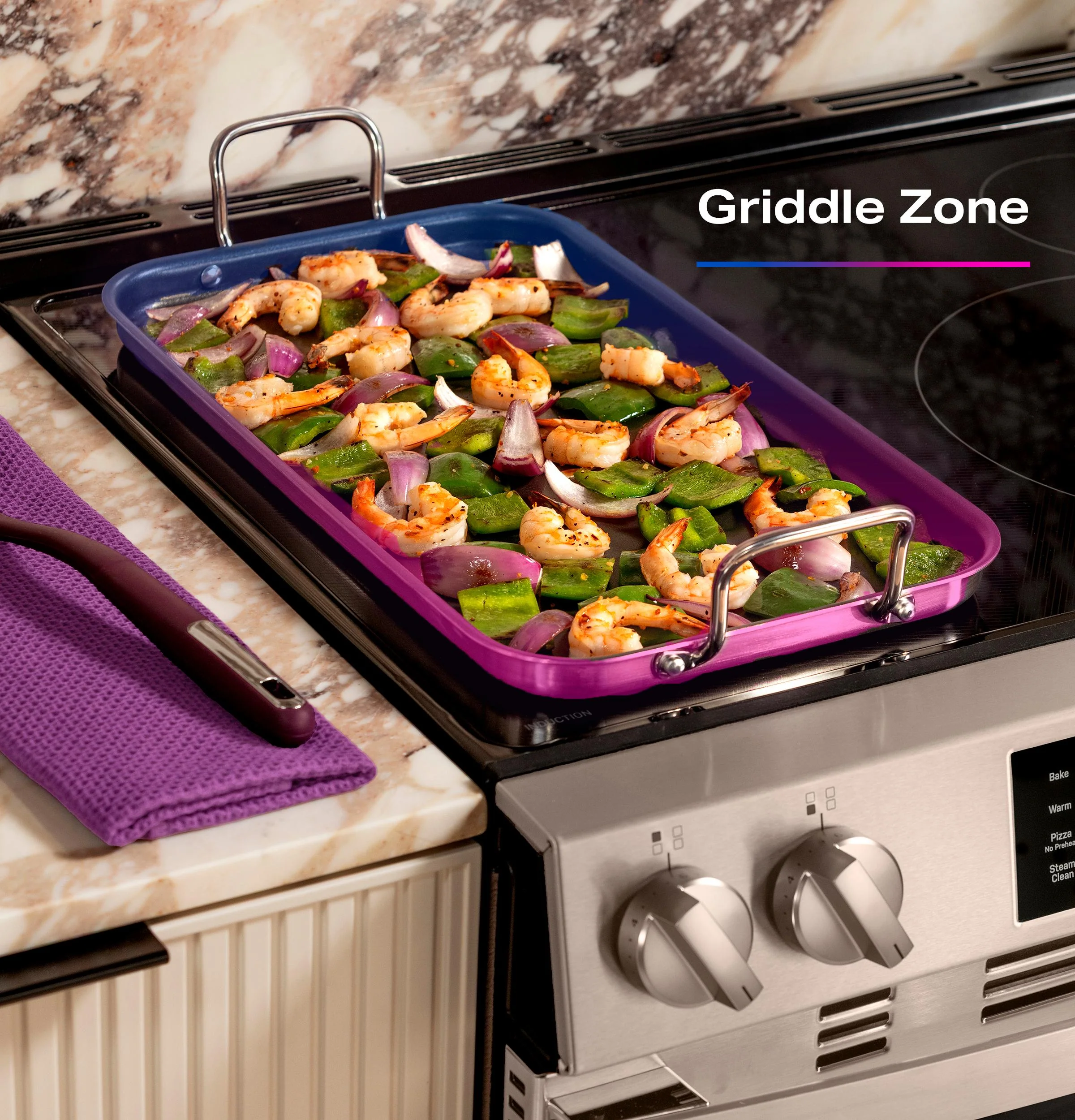 Ge Appliances PHS700AYFS Ge Profile™ Energy Star® 30" Smart Slide-In Induction And Convection Range With No Preheat Air Fry And Easywash™ Oven Tray - Image 17