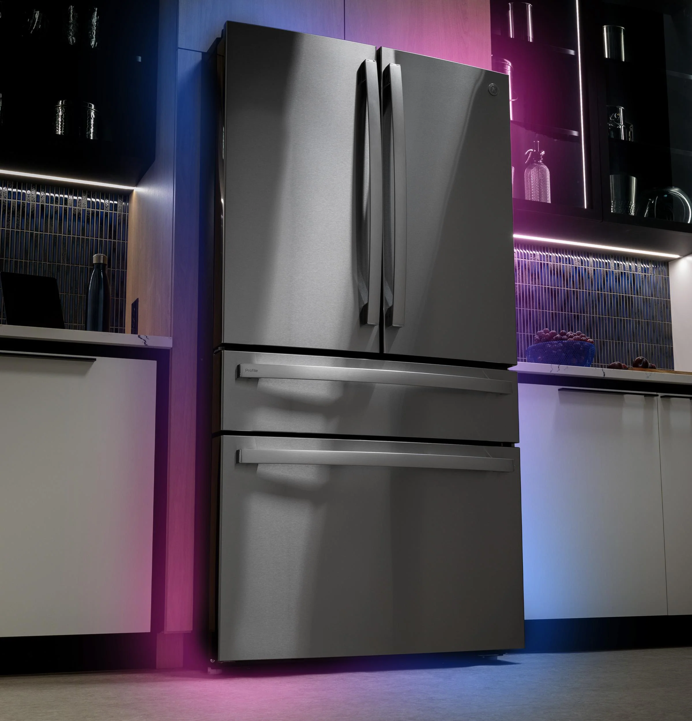 Ge Appliances PJE23BYWFS Ge Profile™ Energy Star® 23.2 Cu. Ft. Smart Counter-Depth Fingerprint Resistant 4-Door French-Door Refrigerator With Dual-Dispense Autofill Pitcher - Image 17