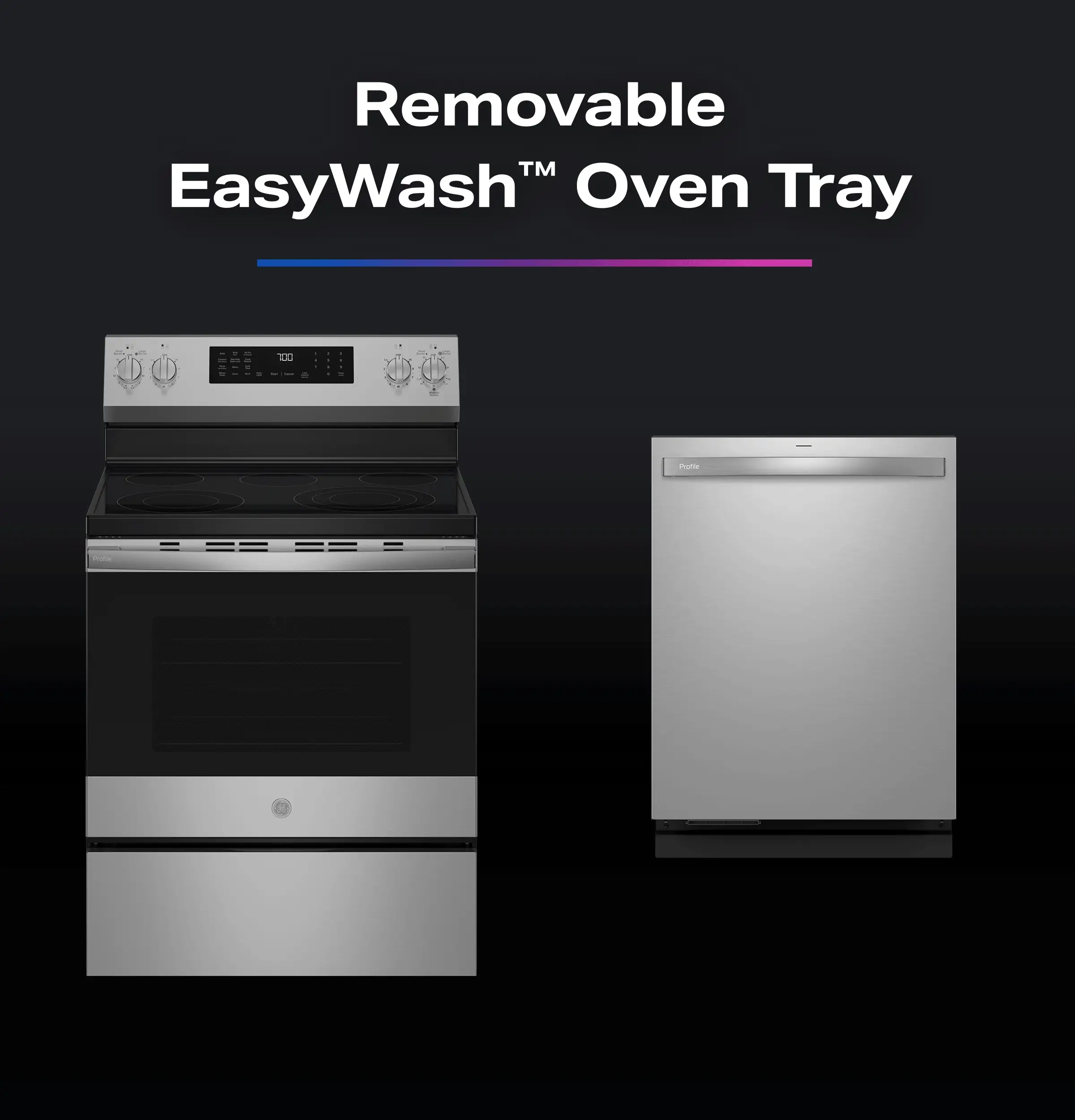 Ge Appliances PRF700AYFS Ge Profile™ Energy Star® 30" Smart Free-Standing Electric Convection Range With No Preheat Air Fry And Easywash™ Oven Tray - Image 23