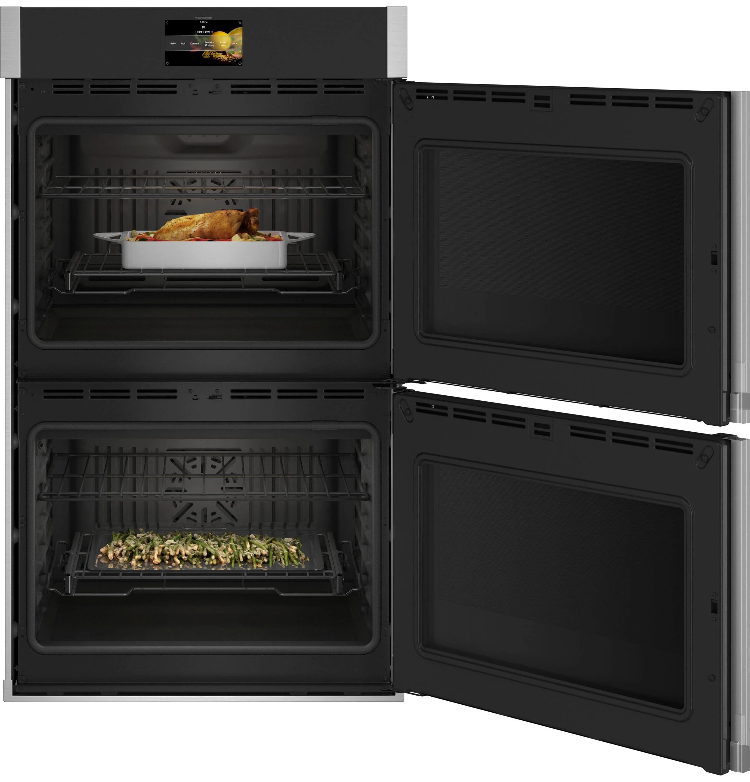 Ge Appliances PTD700RSNSS Ge Profile™ 30" Smart Built-In Convection Double Wall Oven With Right-Hand Side-Swing Doors - Image 3