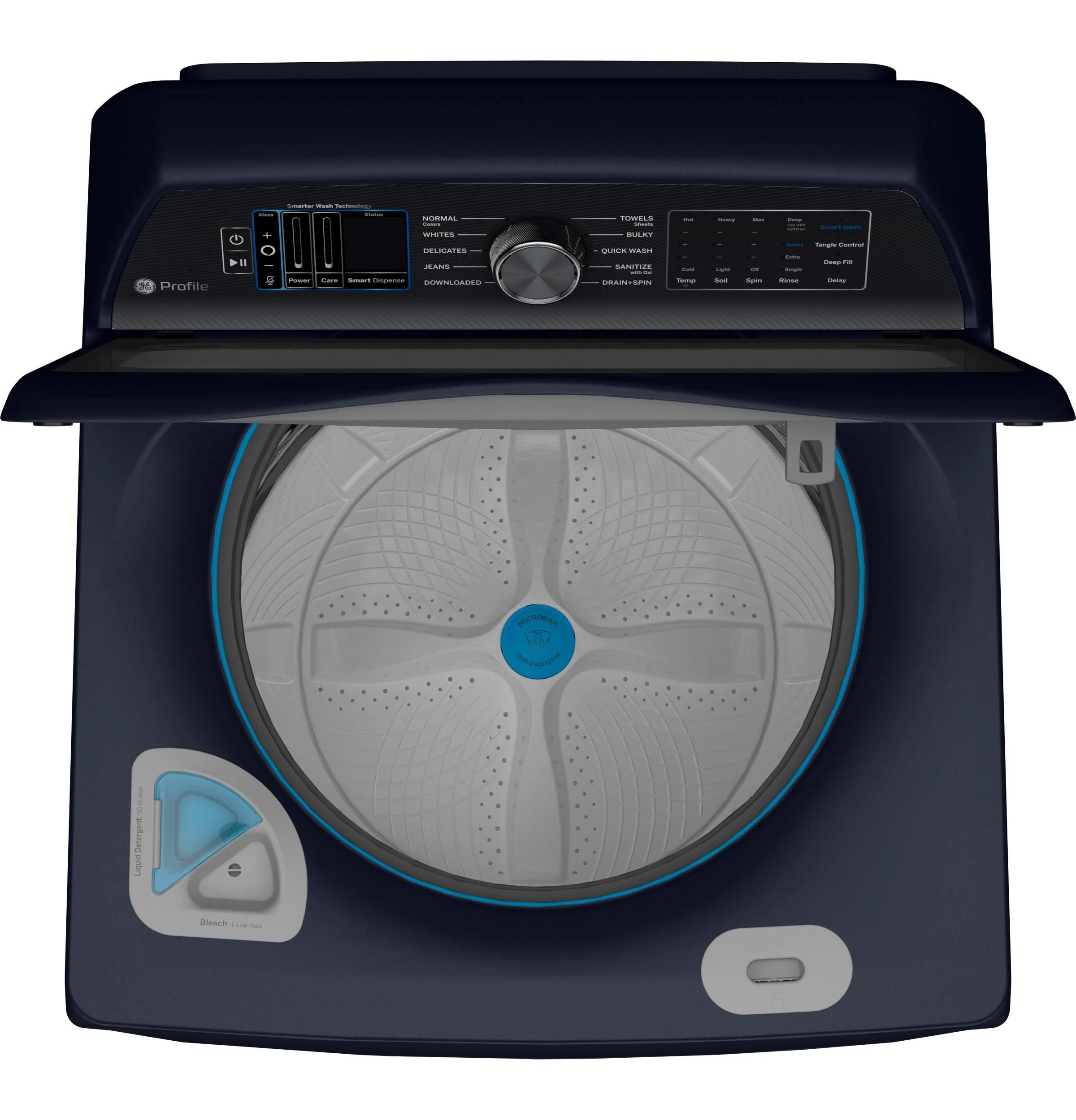 Ge Appliances PTW900BPTRS Ge Profile™ 5.4 Cu. Ft. Capacity Washer With Smarter Wash Technology And Flexdispense™ - Image 4
