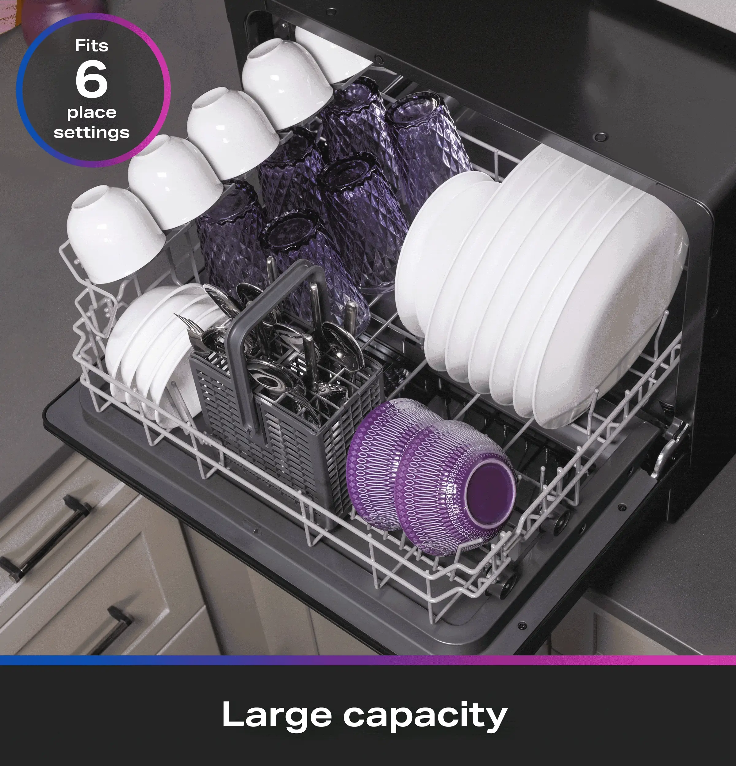 Ge Appliances PZF560HGWBB Ge Profile™ Energy Star® Smart Compact Dishwasher For Countertop Or Built-In - Image 18