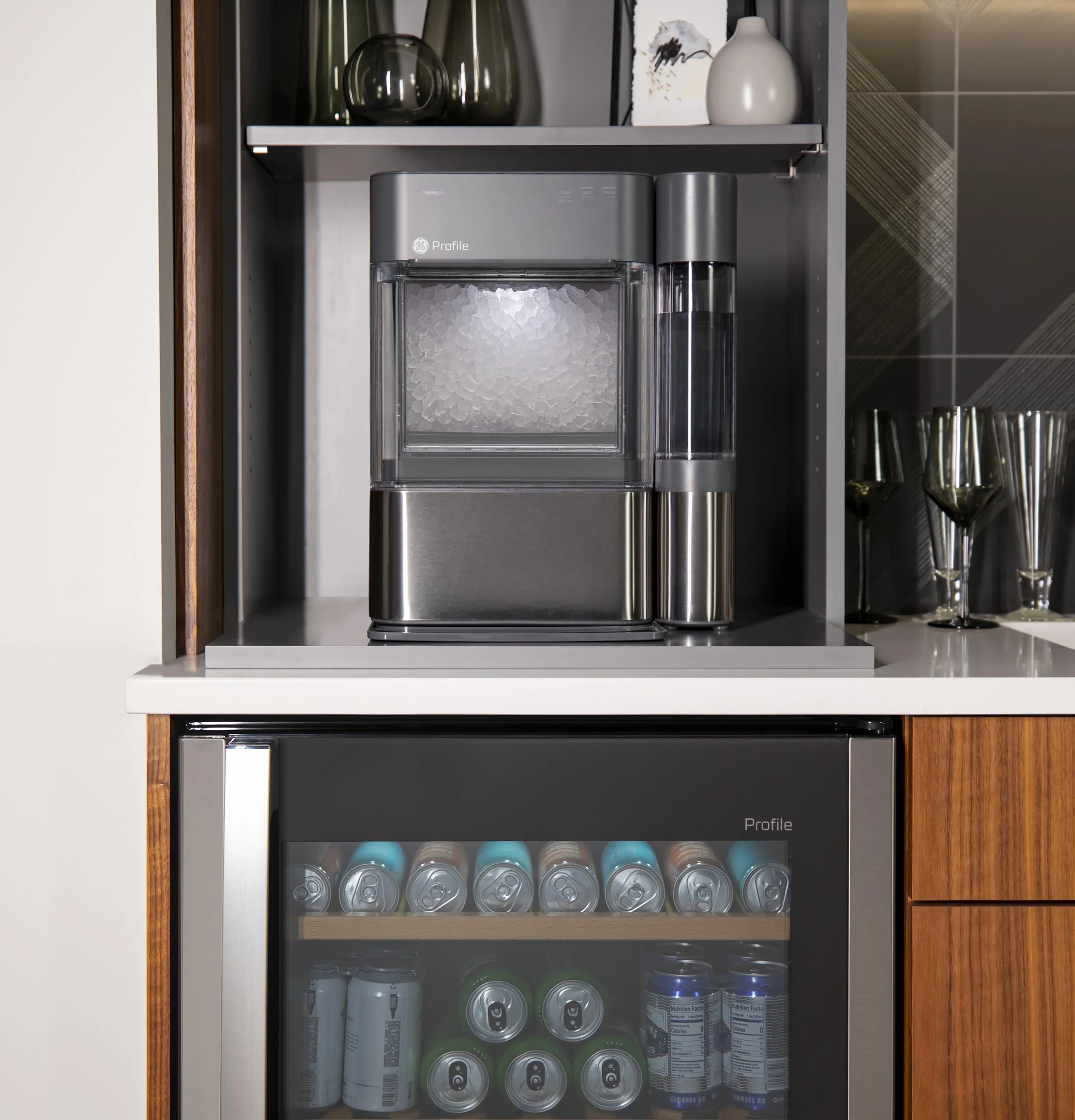 Ge Appliances XPIO13SCSS Ge Profile™ Opal™ 2.0 Nugget Ice Maker With Side Tank - Image 5