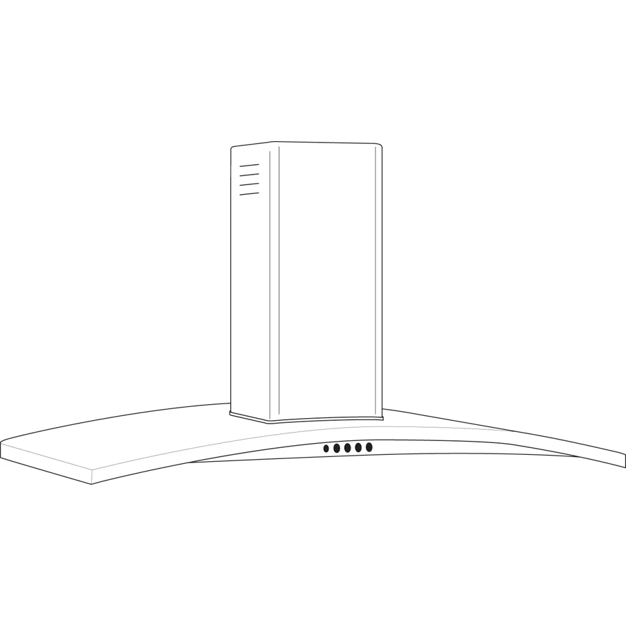 Haier UVW7361SWSS 36" Wall-Mount Chimney Hood - Image 4