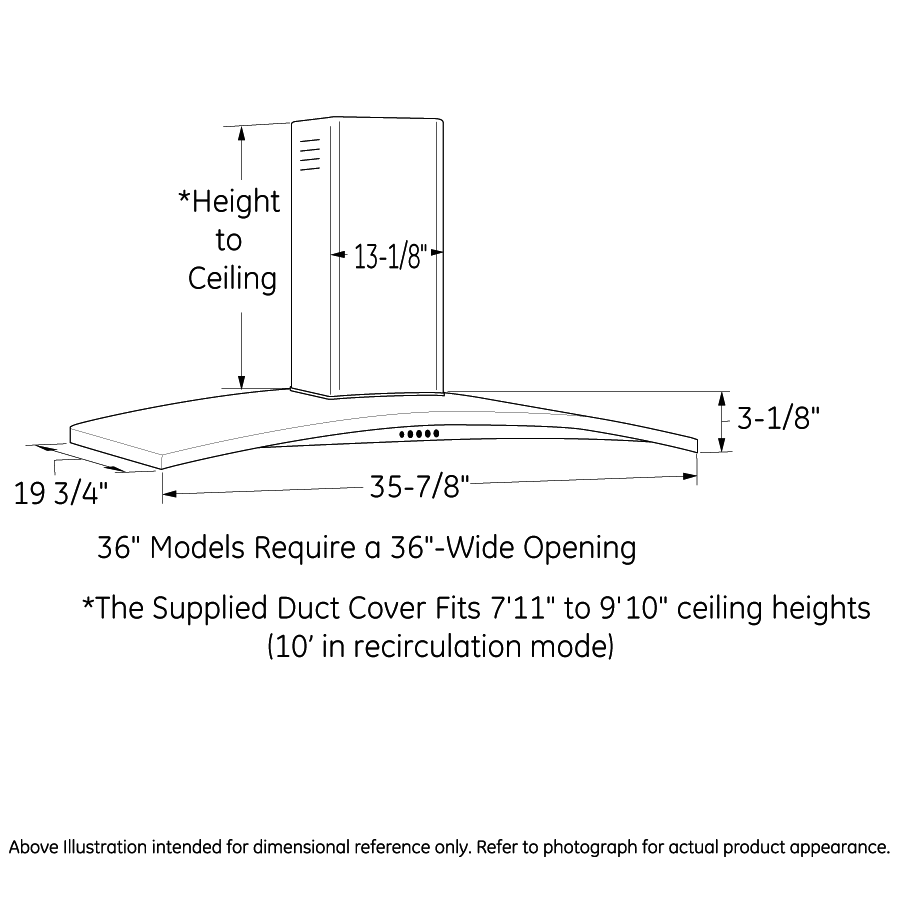Haier UVW7361SWSS 36" Wall-Mount Chimney Hood - Image 5