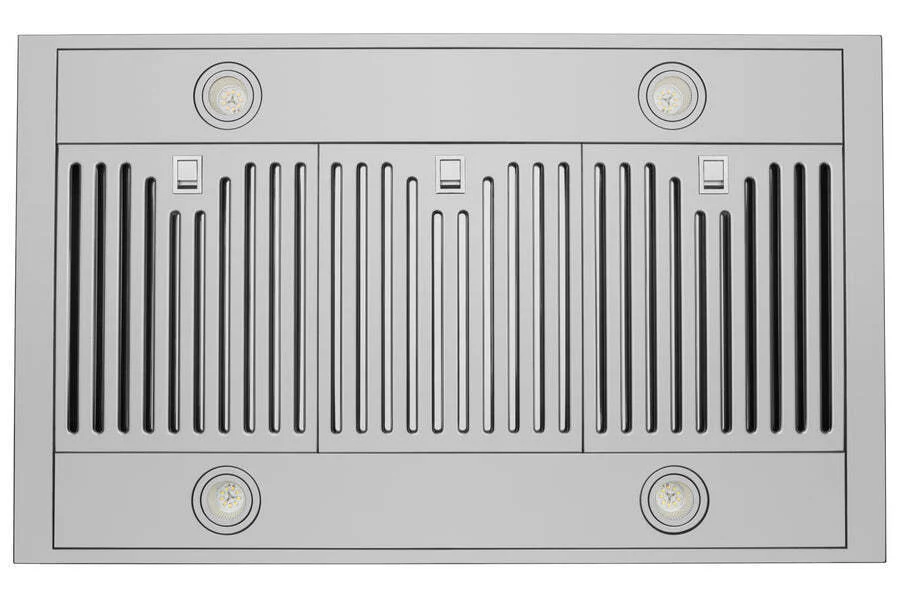Hauslane IS700SS30 Hauslane 30 In. Convertible Island Range Hood With Dual Controls, Led, Baffle Filter In Stainless Steel - Image 5