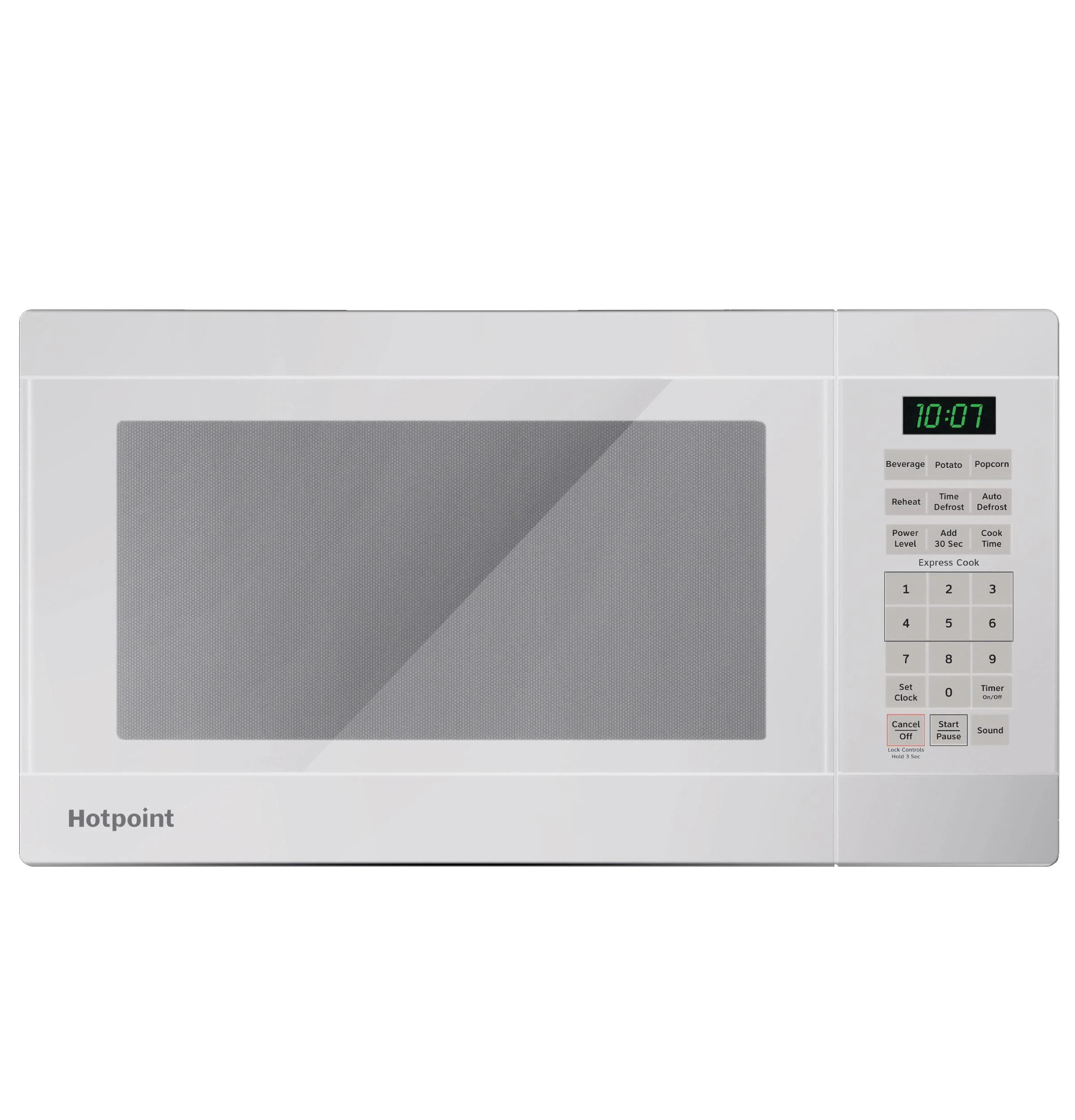 Hotpoint RES1072DTWW Hotpoint® 0.7 Cu. Ft. Capacity Countertop Microwave Oven