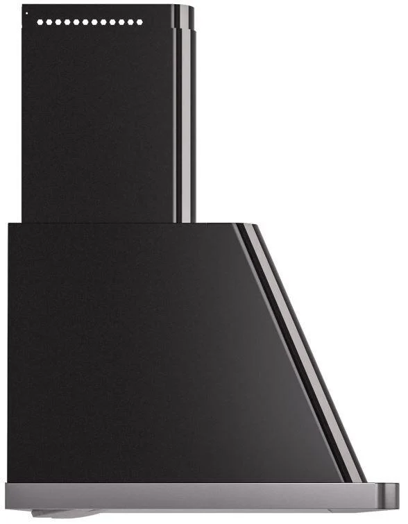 Ilve UAM120BK Majestic 48 Inch Glossy Black Wall Mount Range Hood - Image 3