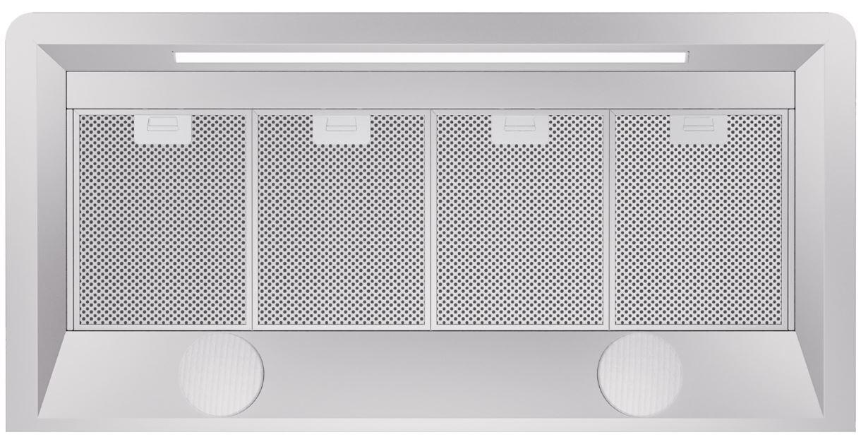 Ilve UAM120EG Majestic 48 Inch Emerald Green Wall Mount Range Hood - Image 4