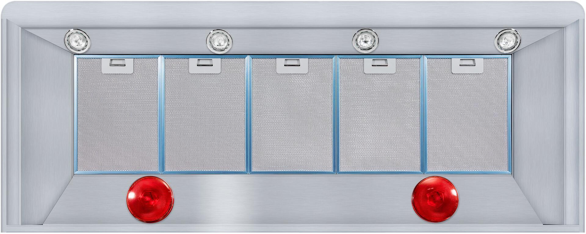 Ilve UAM150MB Majestic 60 Inch Blue Wall Mount Range Hood - Image 2