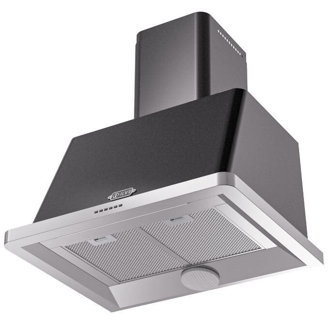 Ilve UAM76BK Majestic 30 Inch Glossy Black Wall Mount Range Hood - Image 2