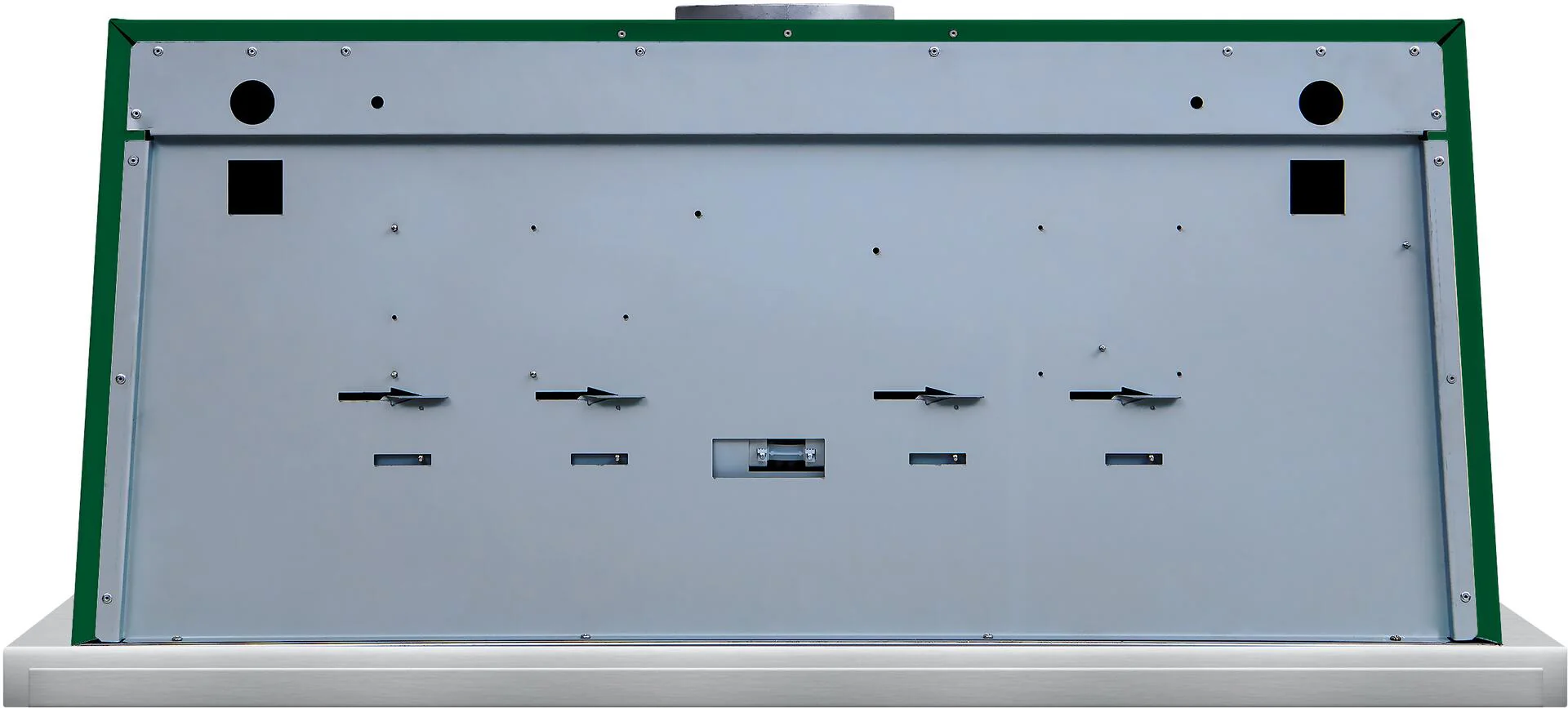 Ilve UAM90EG Majestic 36 Inch Emerald Green Wall Mount Range Hood - Image 6